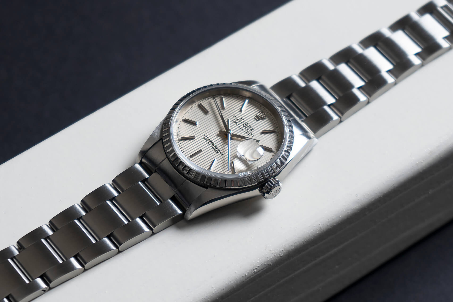Rolex Datejust Champagne 'Tapestry' Dial