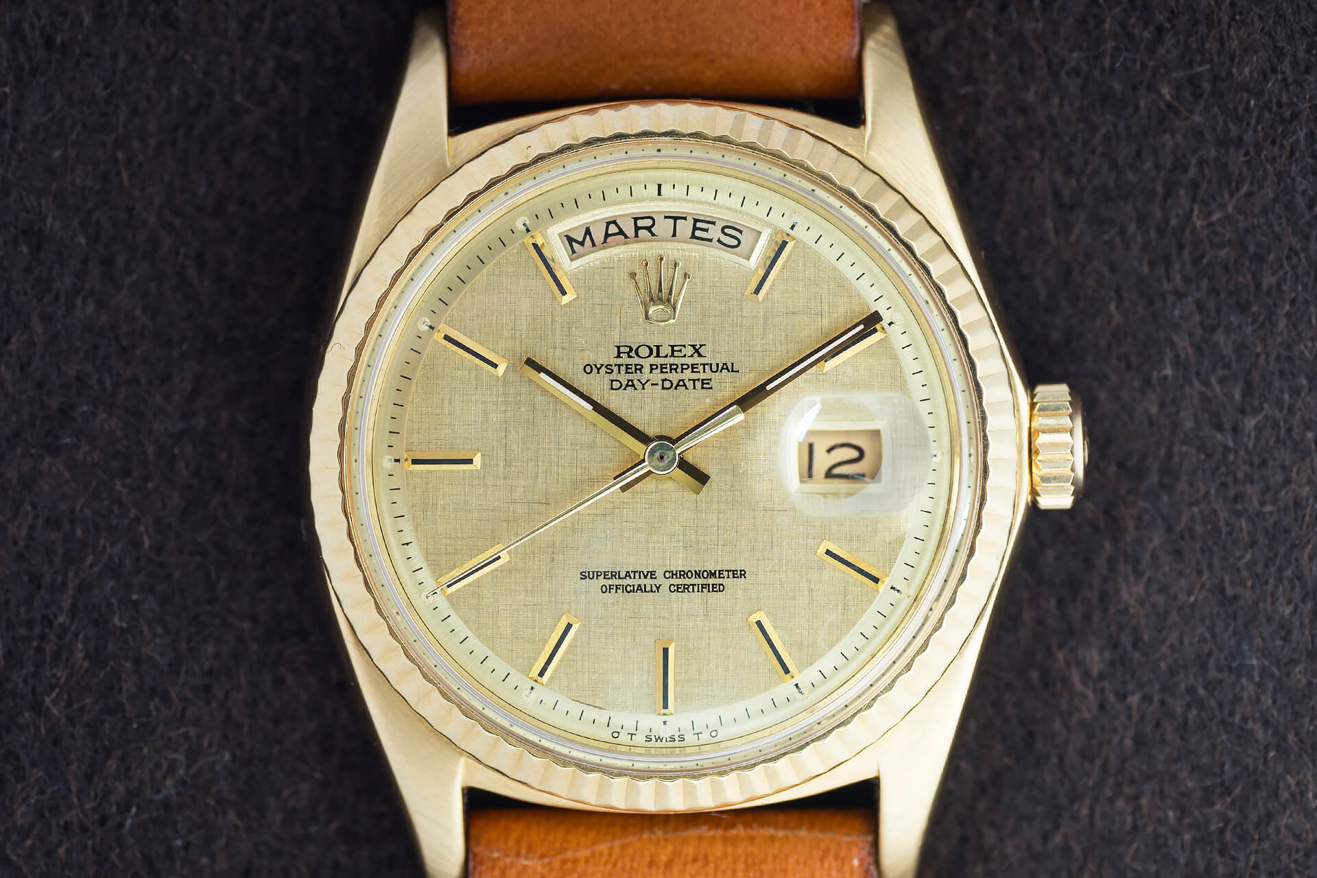 ROLEX DAY-DATE LINEN DIAL