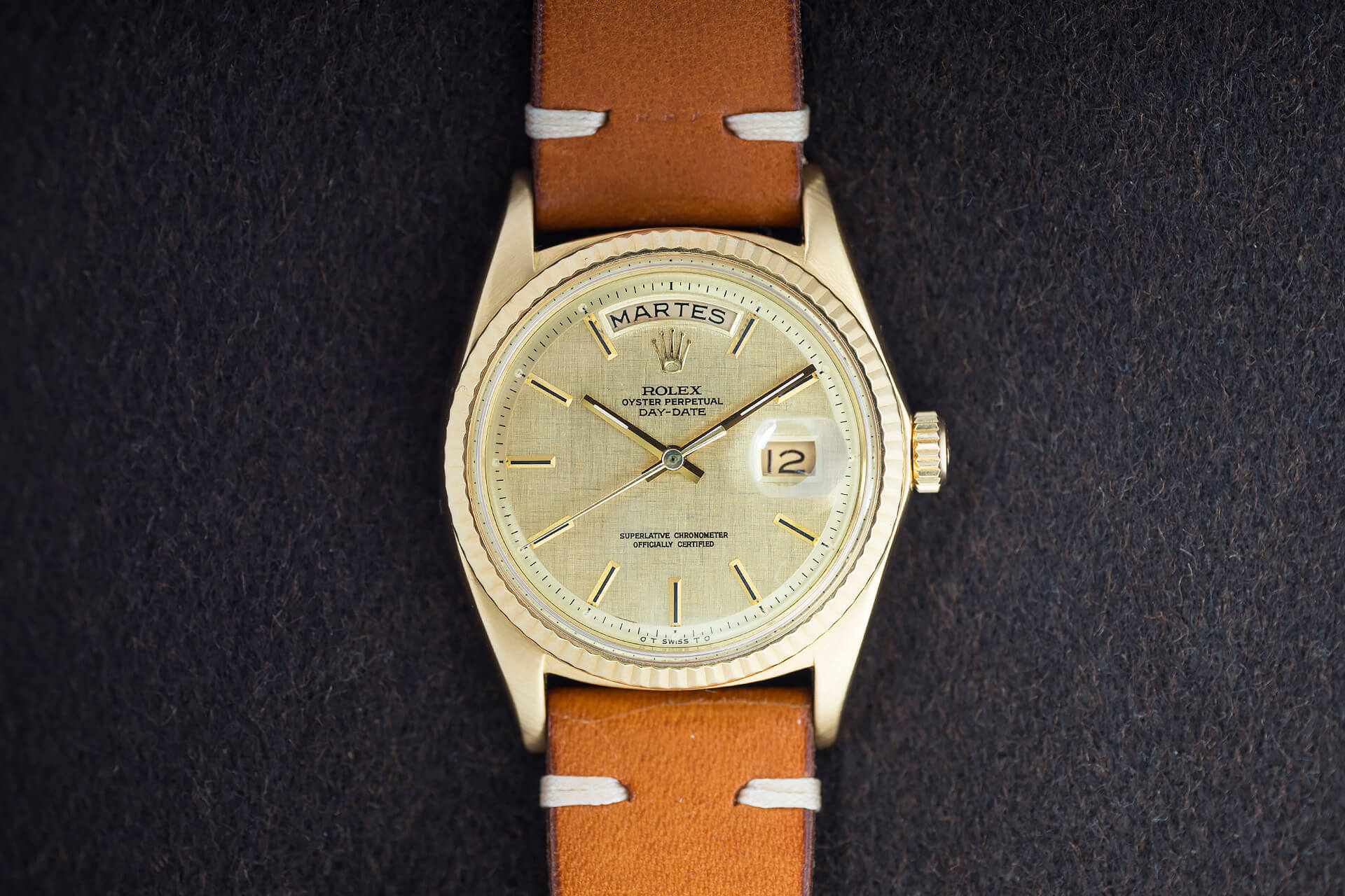 ROLEX DAY-DATE LINEN DIAL