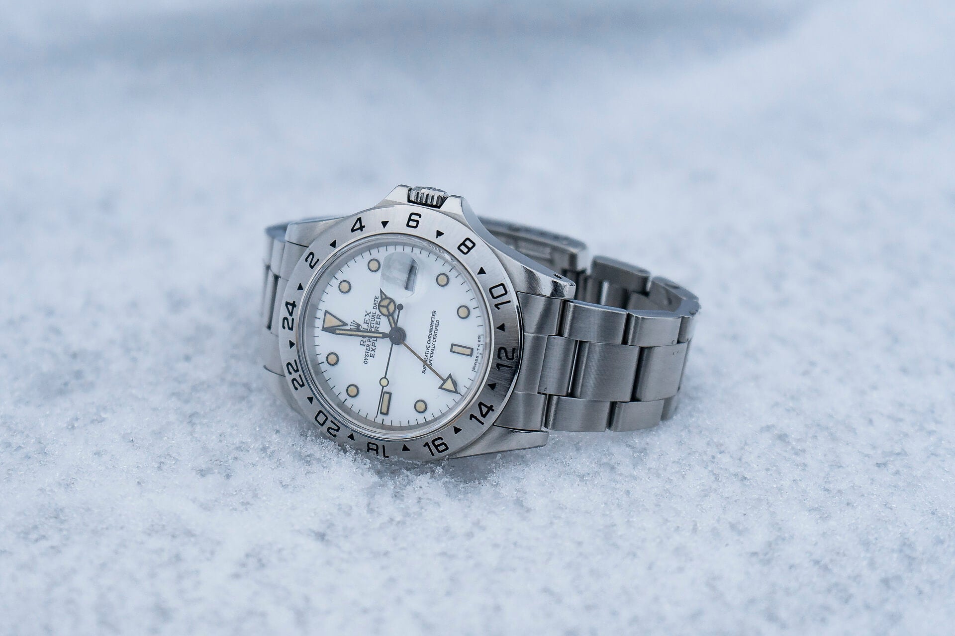 Rolex Explorer II 16570 'Chicchi Di Mais' B&P