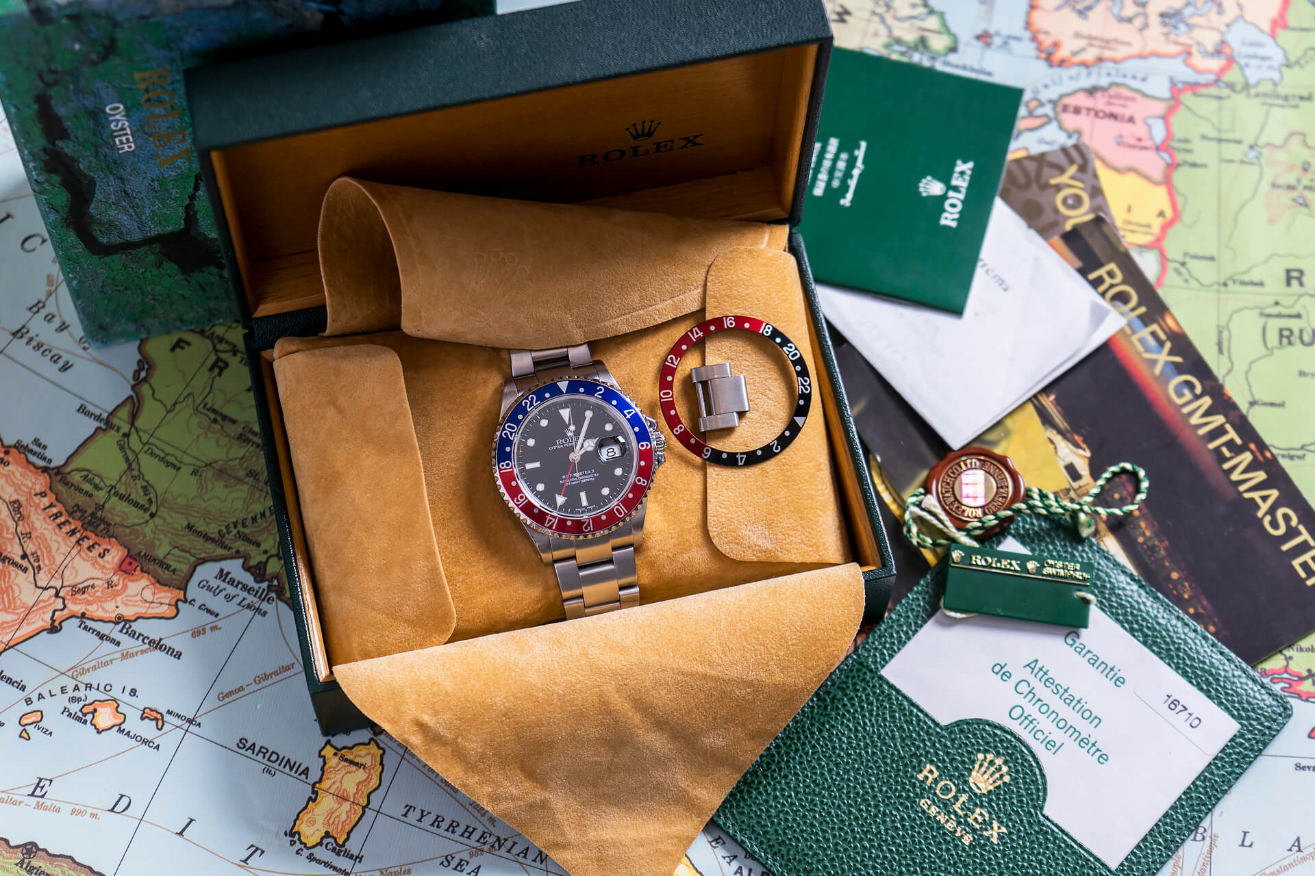 Rolex GMT-Master II 'Pepsi' B&P