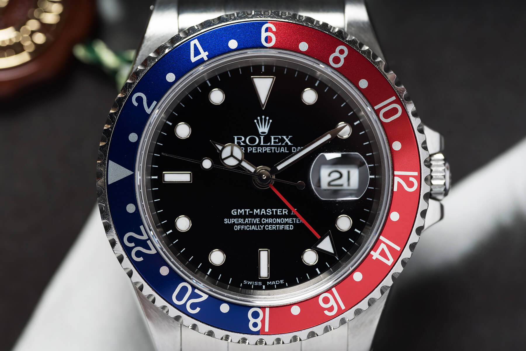 Rolex GMT-Master 16710 B&P