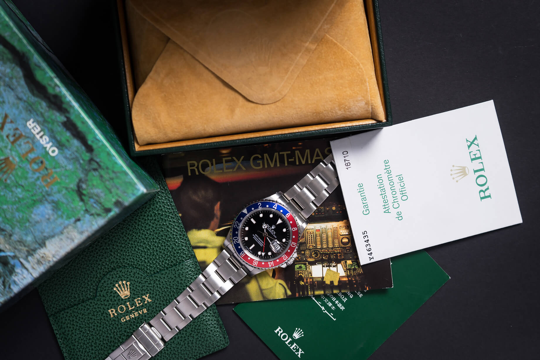 Rolex GMT-Master 16710 B&P