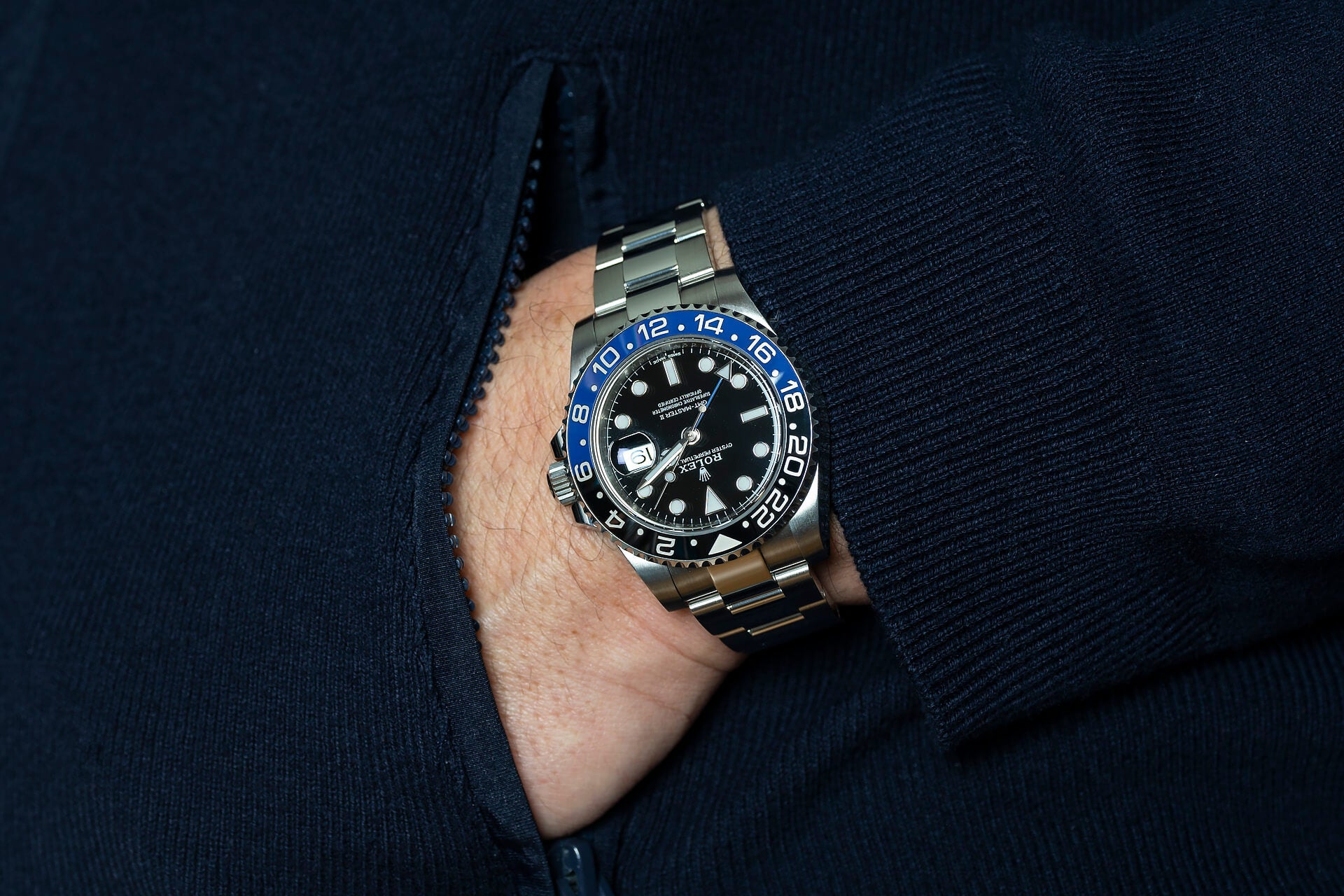 Rolex GMT-Master II 'Batman' B&P 116710BLNR