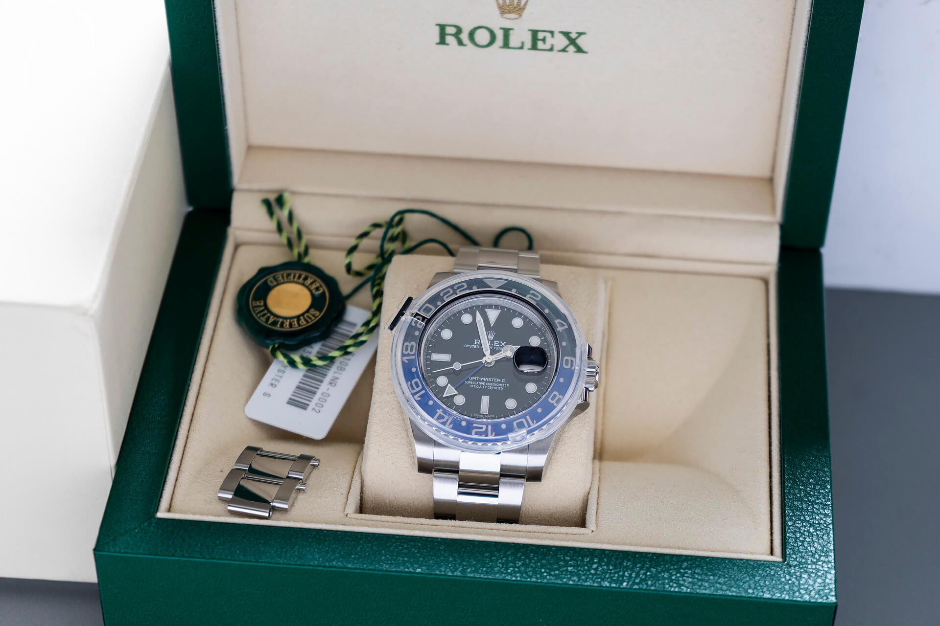 Rolex GMT-Master II 'Batman' B&P 116710BLNR