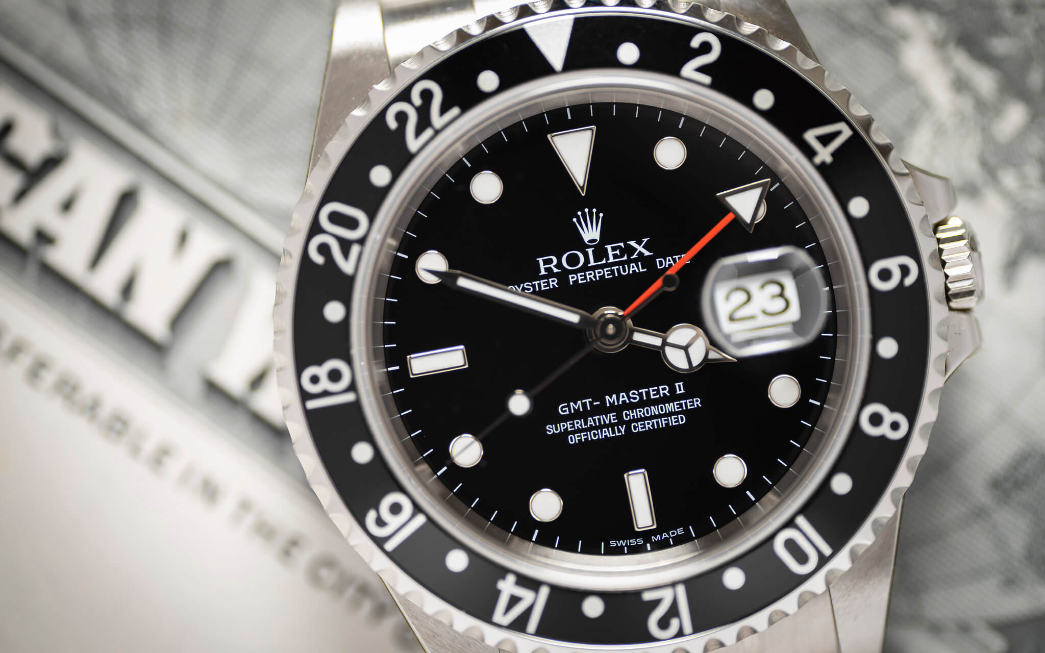 Rolex GMT-MASTER 16710 NOS & STICKERED