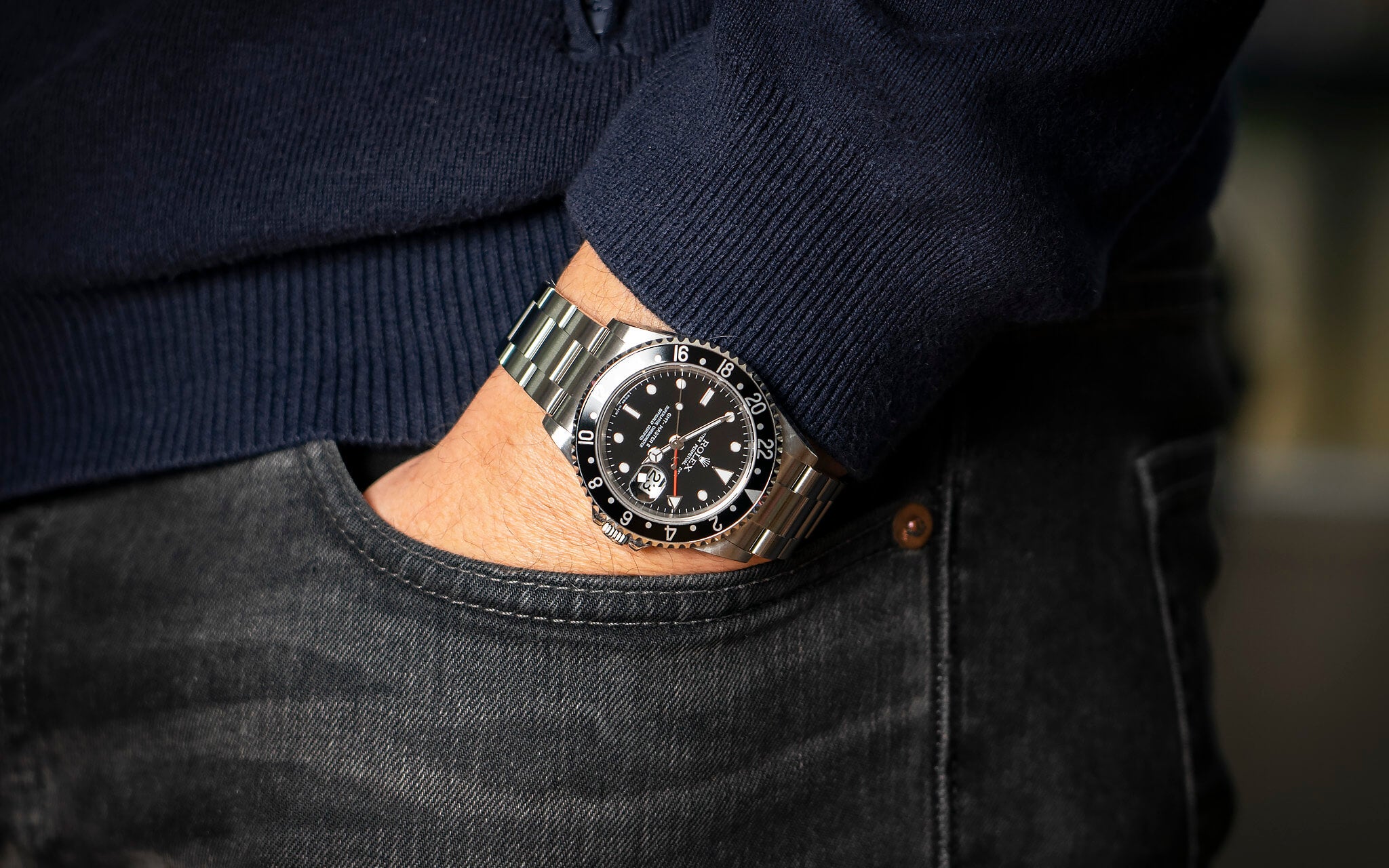 Rolex GMT-MASTER 16710 NOS & STICKERED