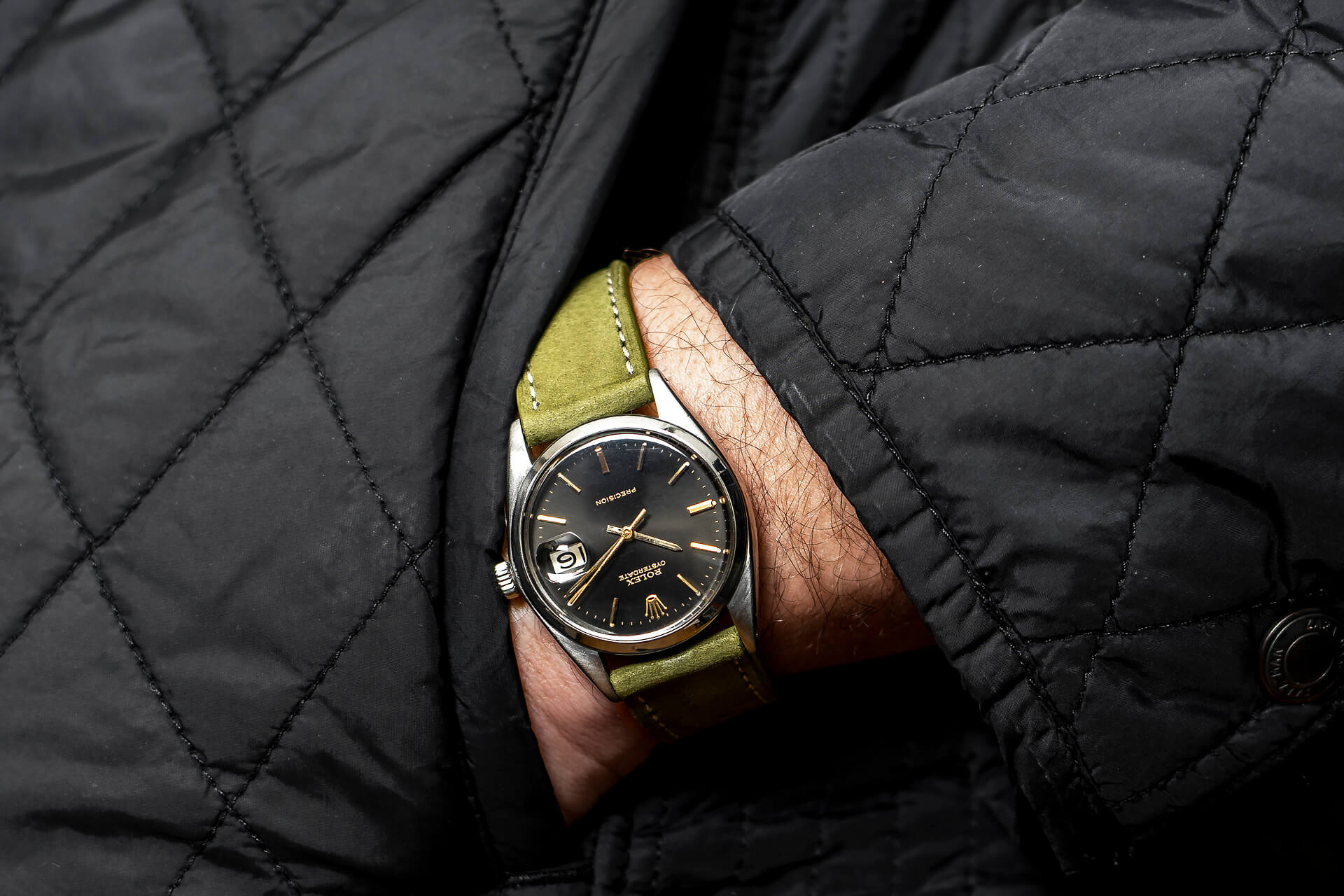Rolex Oysterdate 6694 Tropical 'Olivio'