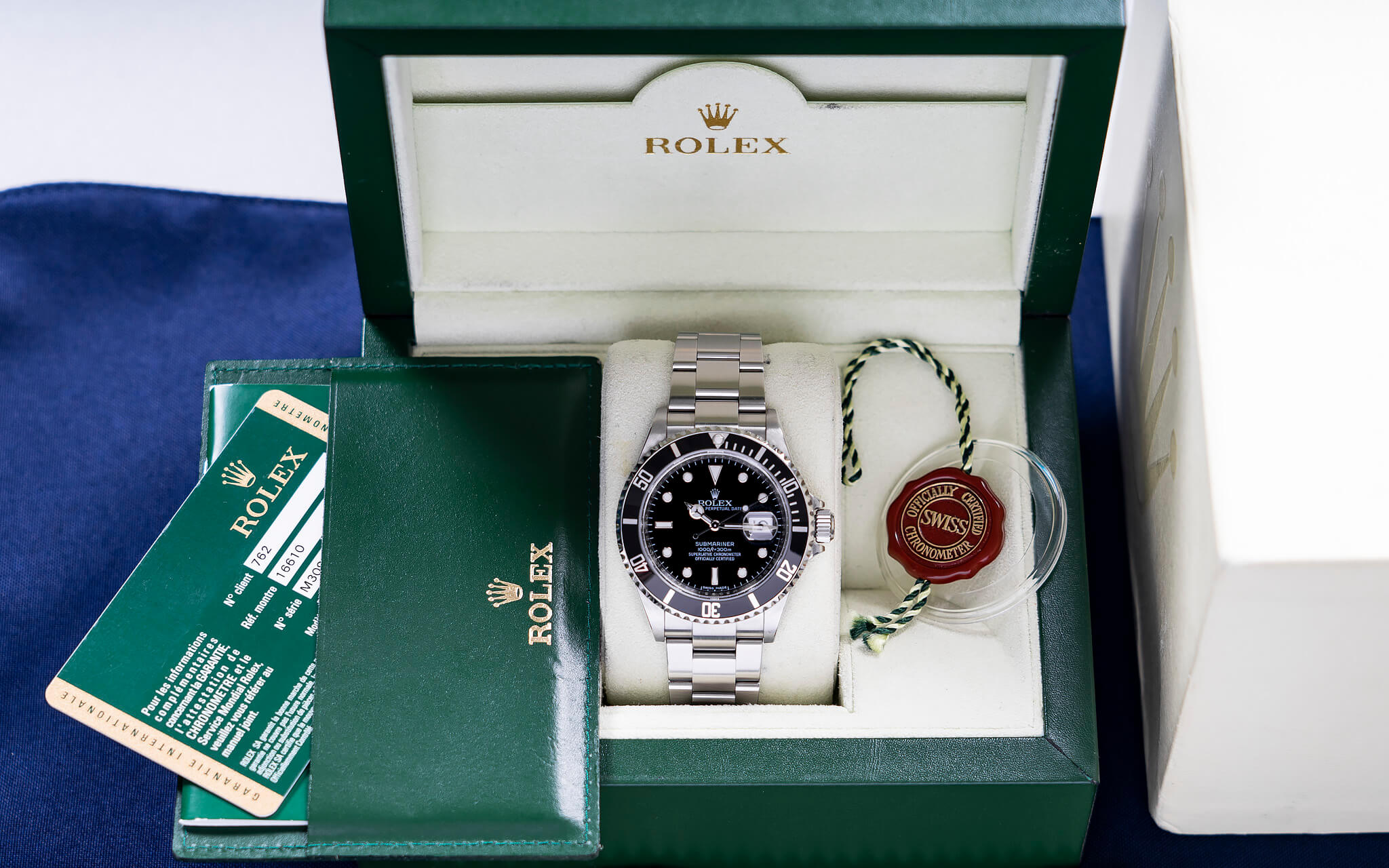 ROLEX SUBMARINER 16610 B&P