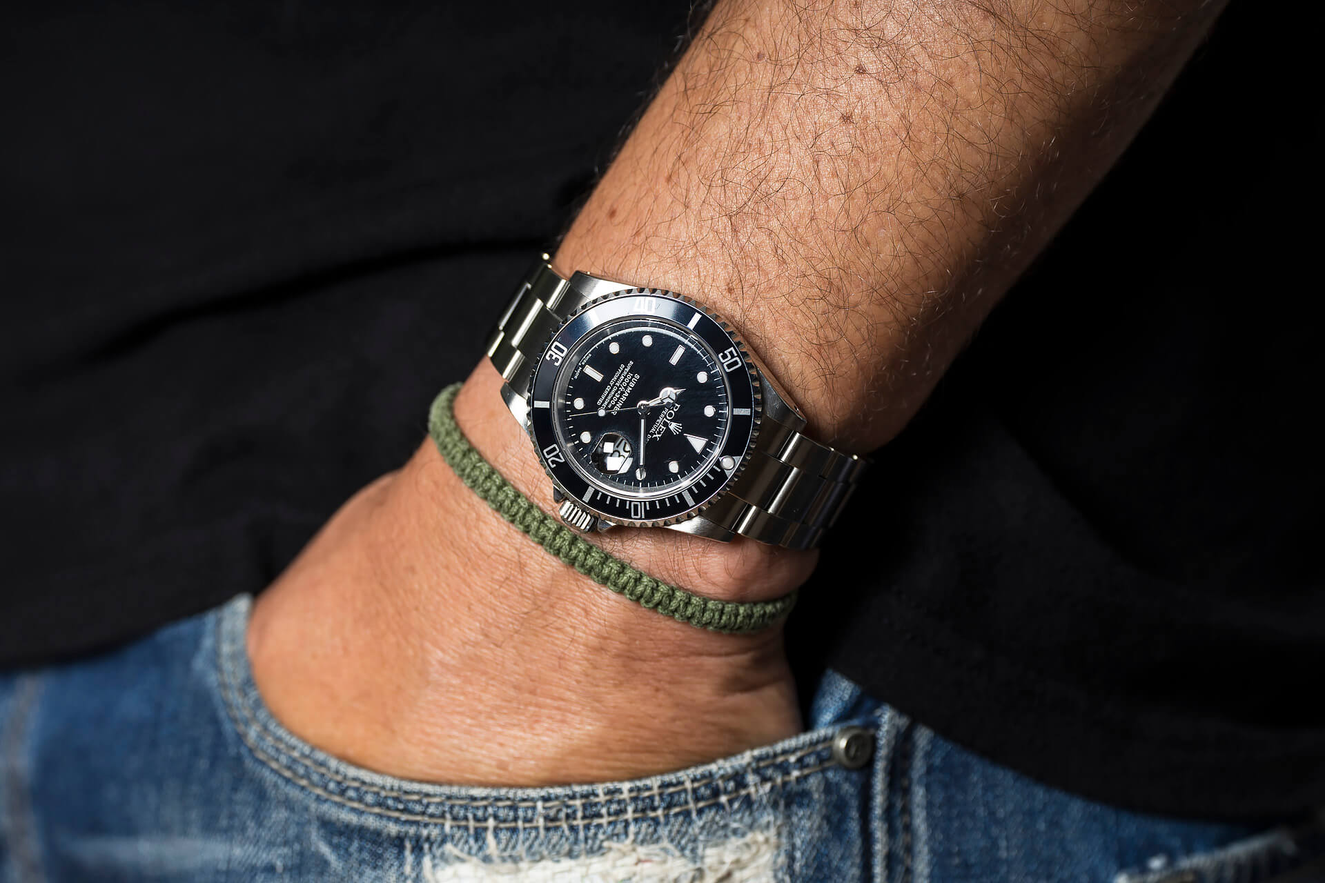 ROLEX SUBMARINER 16610 PINHOLES