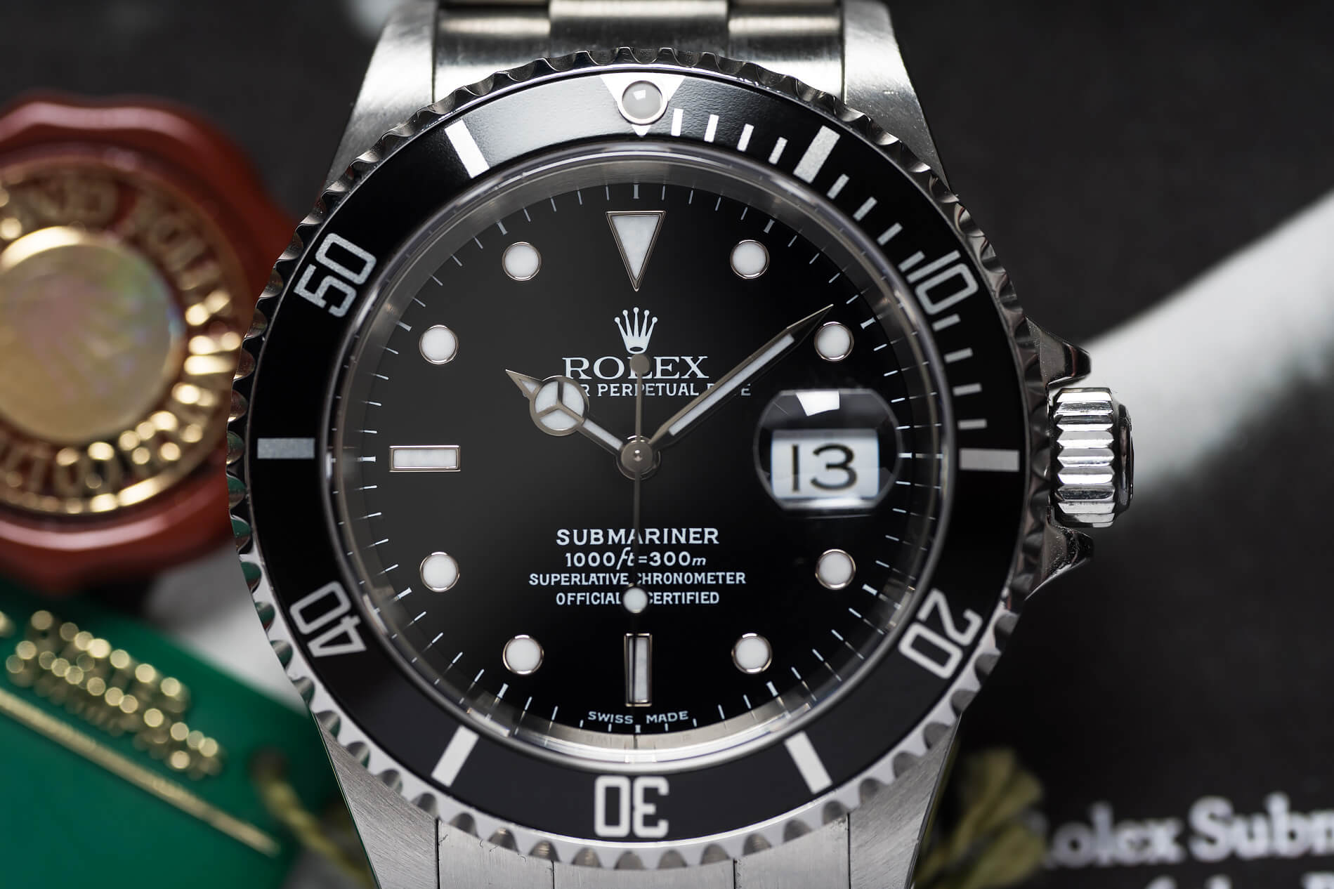 Rolex Submariner Date 16610 B&P