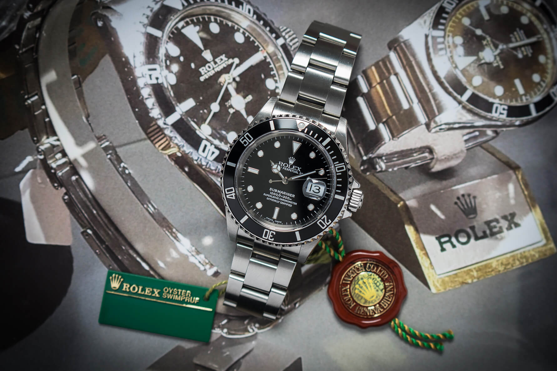 Rolex Submariner Date 16610 B&P