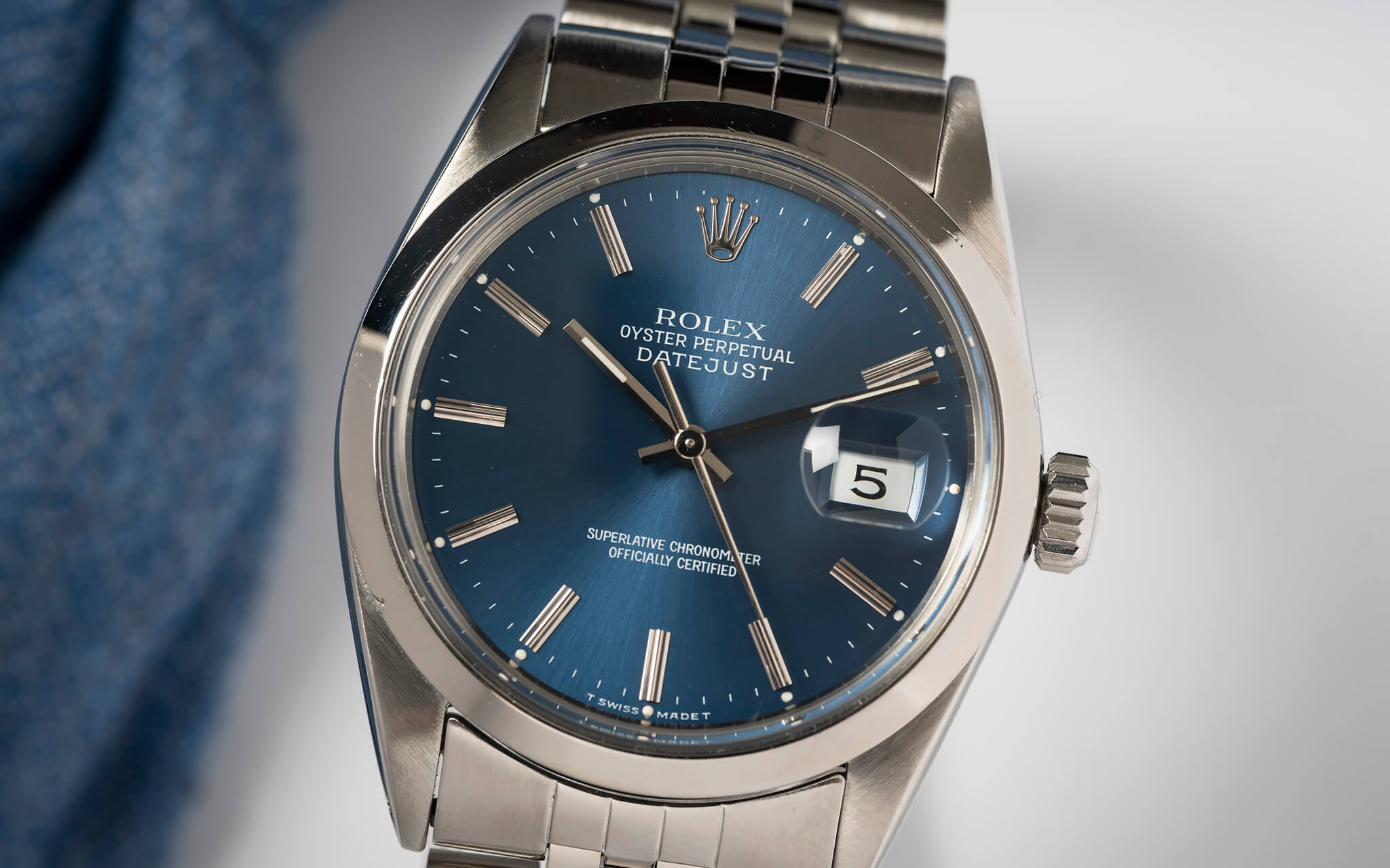 ROLEX DATEJUST 16000 ‘ELECTRIC BLUE’