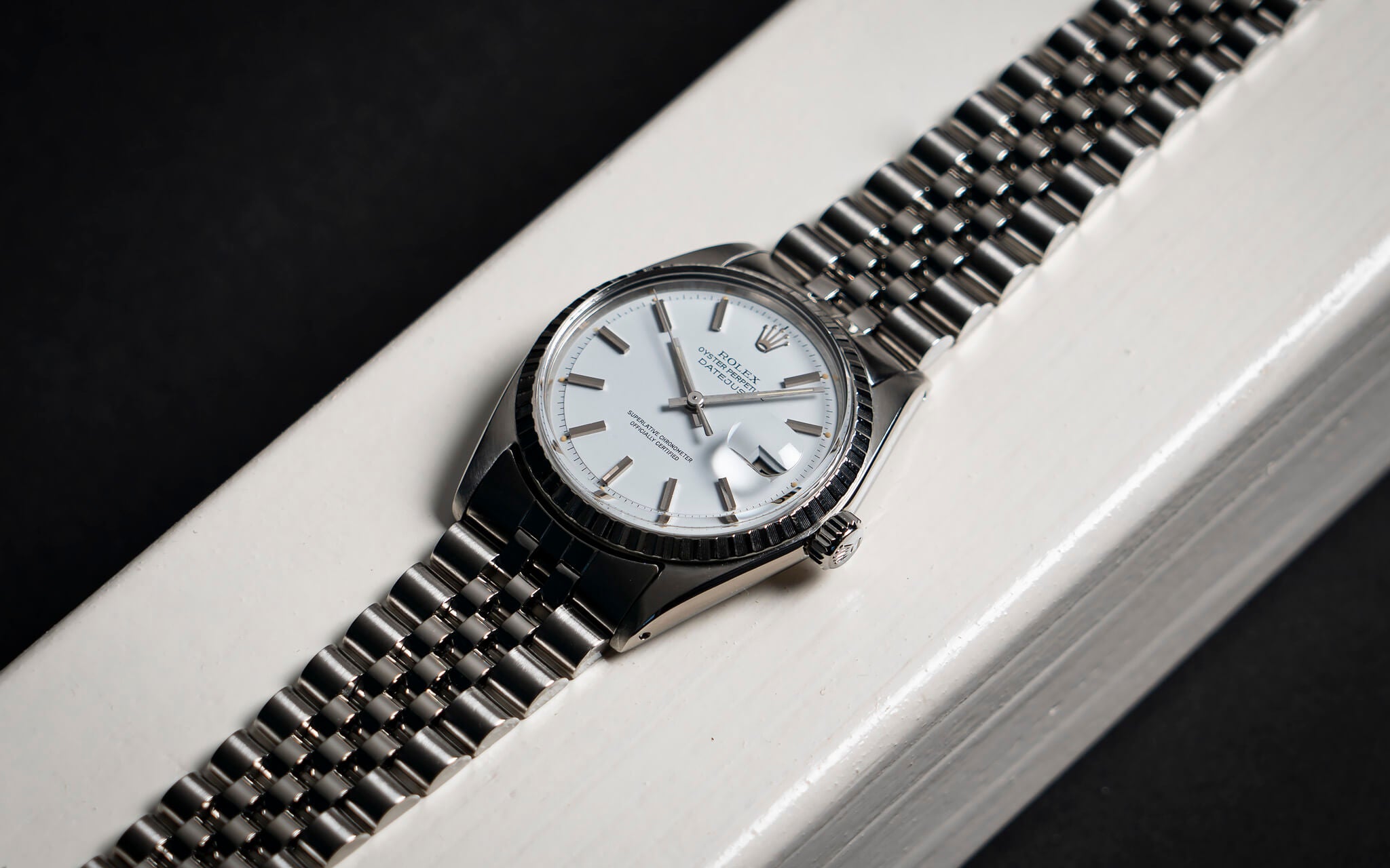 ROLEX DATEJUST 1603 ‘POLAR WHITE’