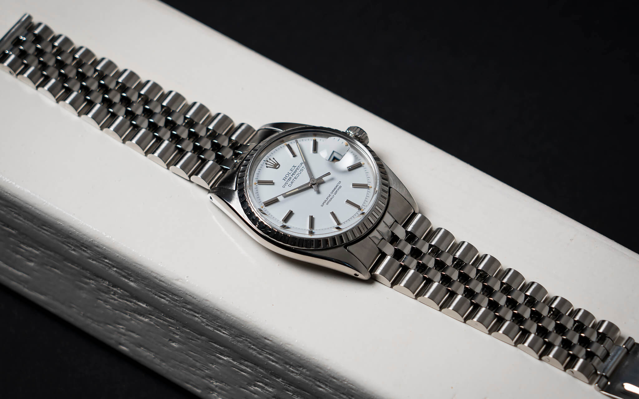ROLEX DATEJUST 1603 ‘POLAR WHITE’