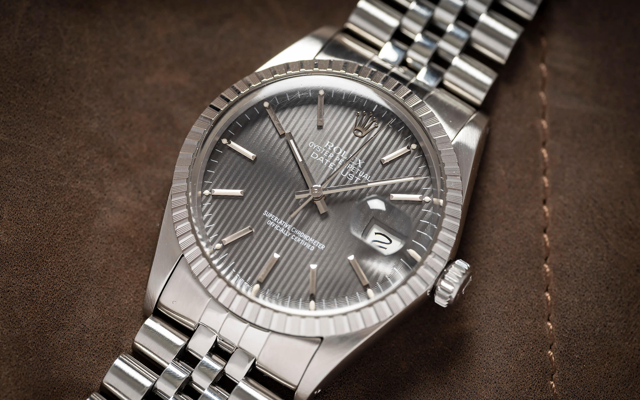 Rolex Datejust Ref. 16030 'Grey Tapestry' B&P