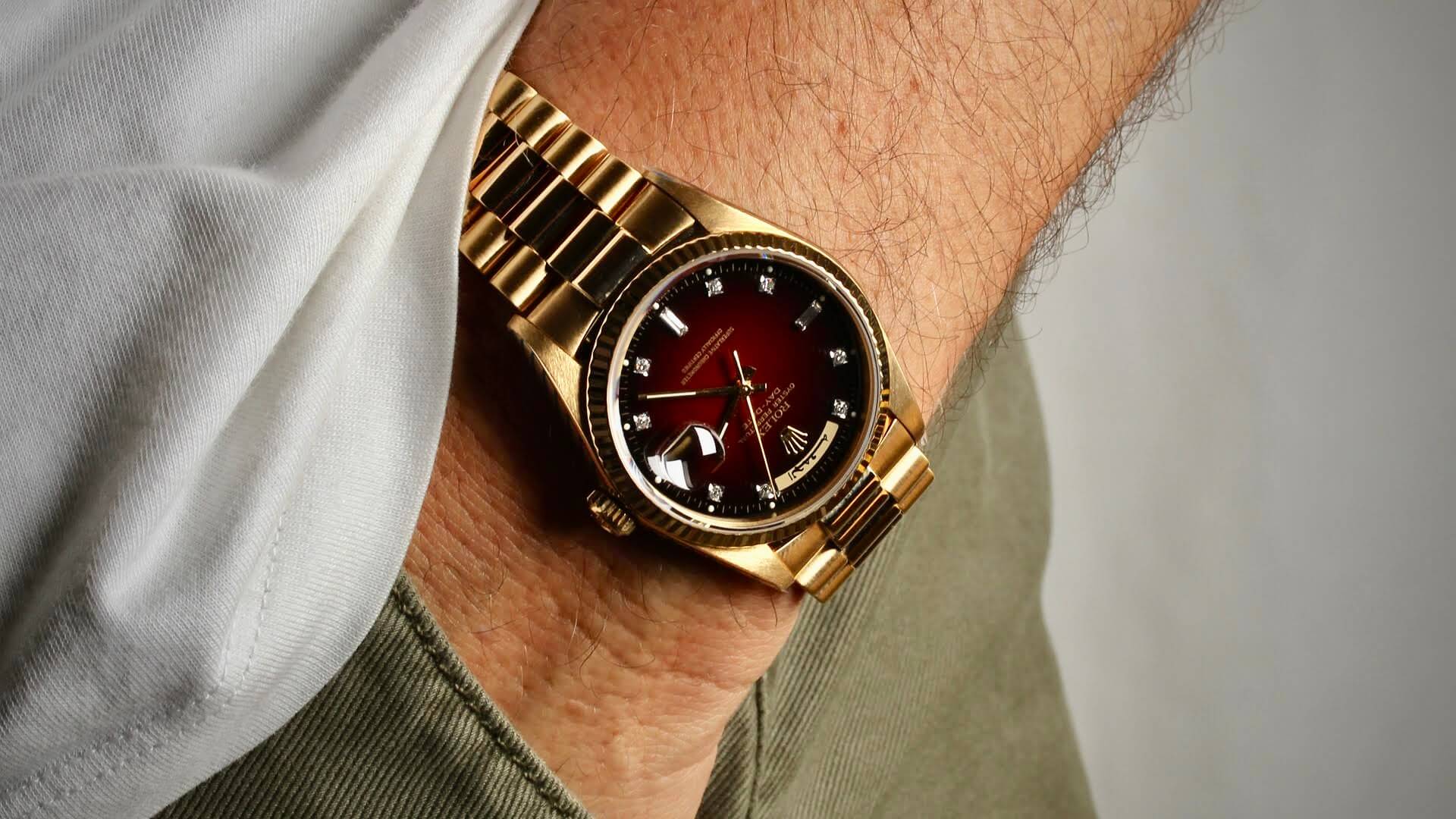 Rolex Day-Date 18038 'Arabic' B&P