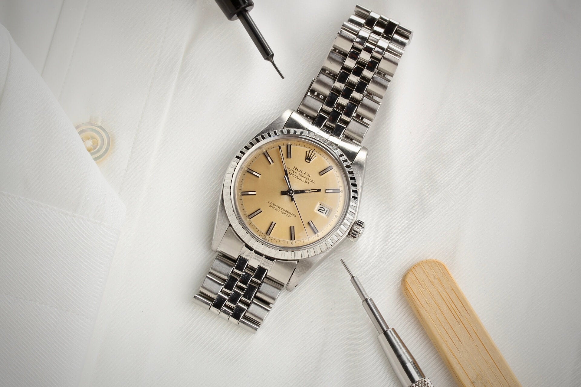 Rolex Datejust 1603 'Honey Caramel' Tropical Dial