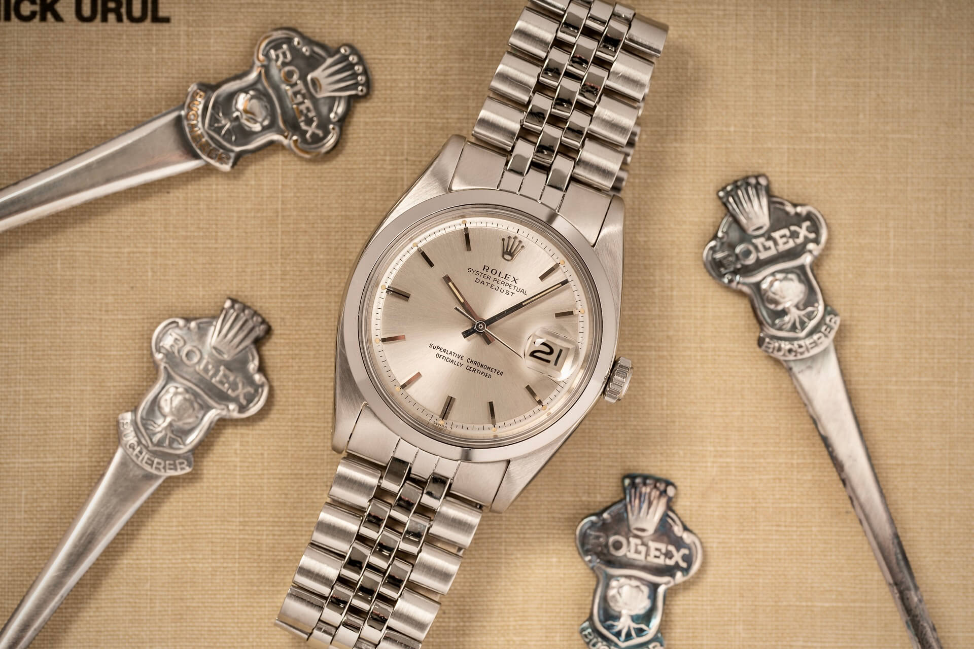 Rolex Datejust 1600 Champagne Dial