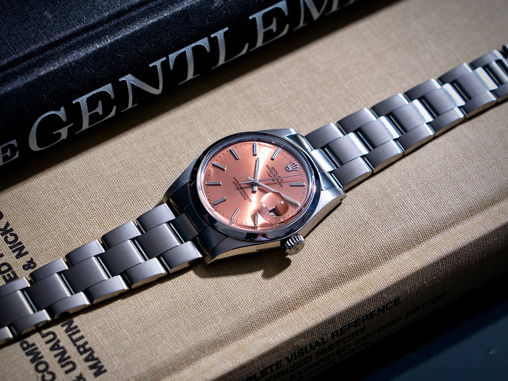 Rolex Oyster Perpetual Date 'Salmon dial'