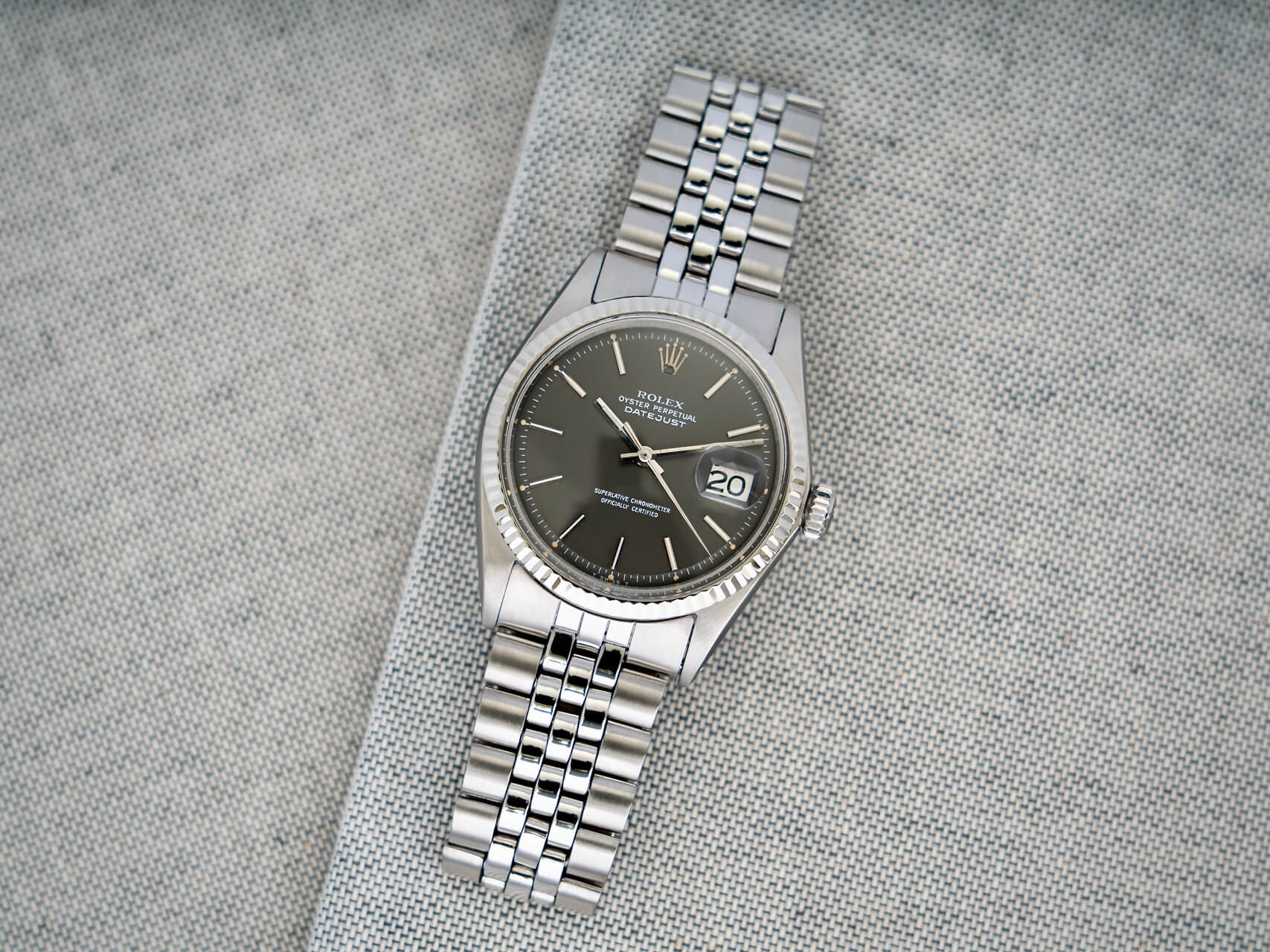 Rolex Datejust 1601 ‘Charcoal Dial'