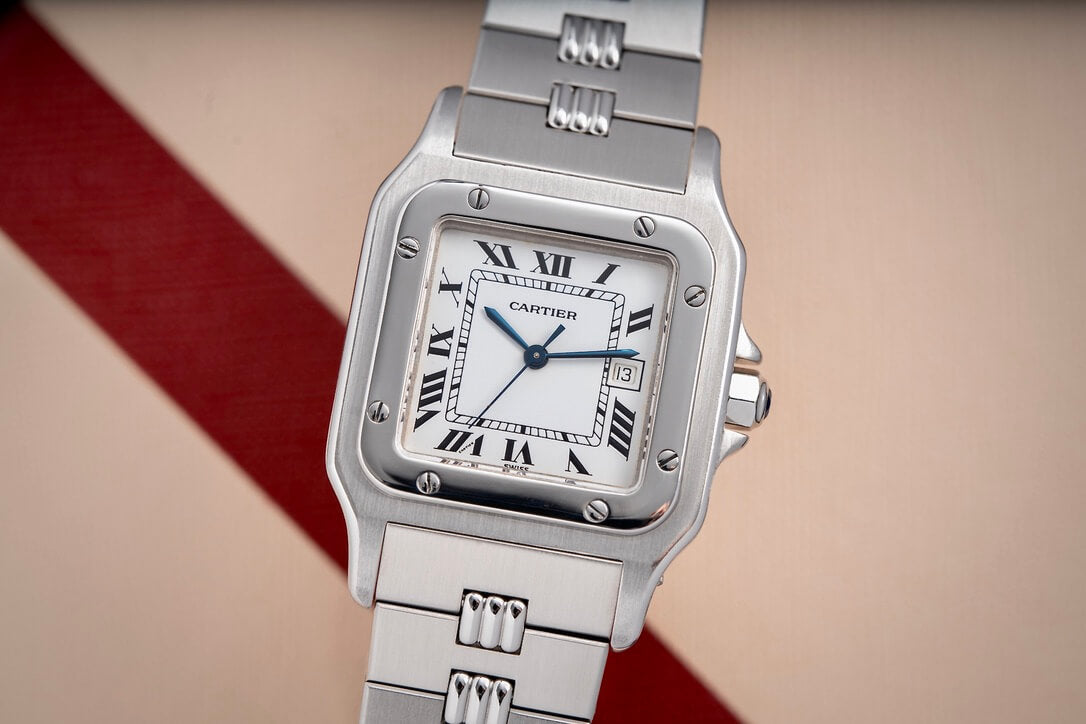 Cartier Santos Carée 2960 ‘Godron’