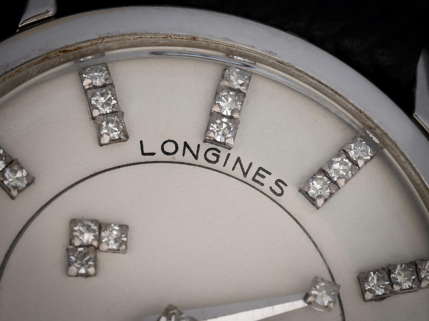 Longines Mystery Dial 14k White Gold