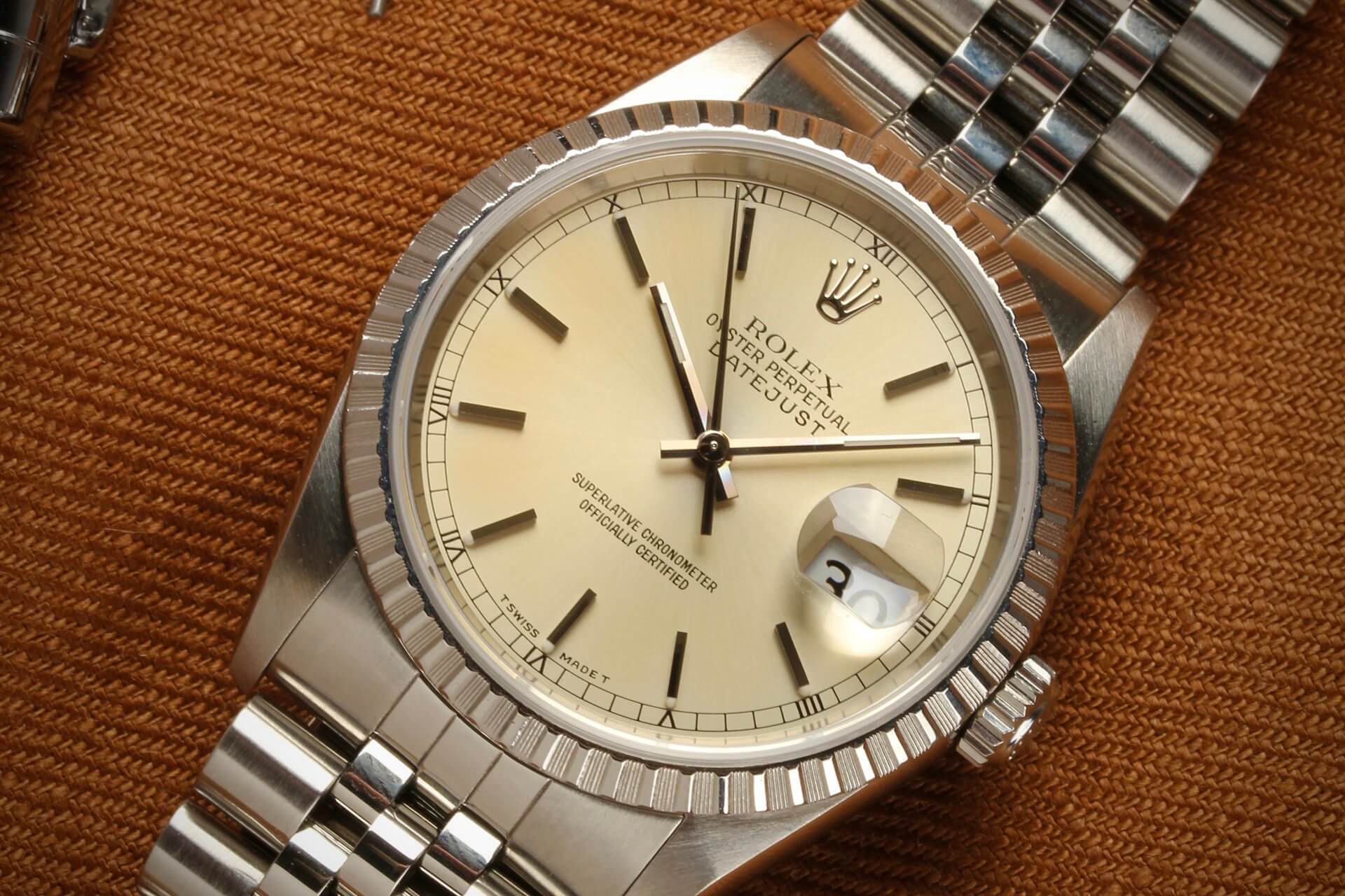Rolex Datejust 16220 'Lemon Dial'