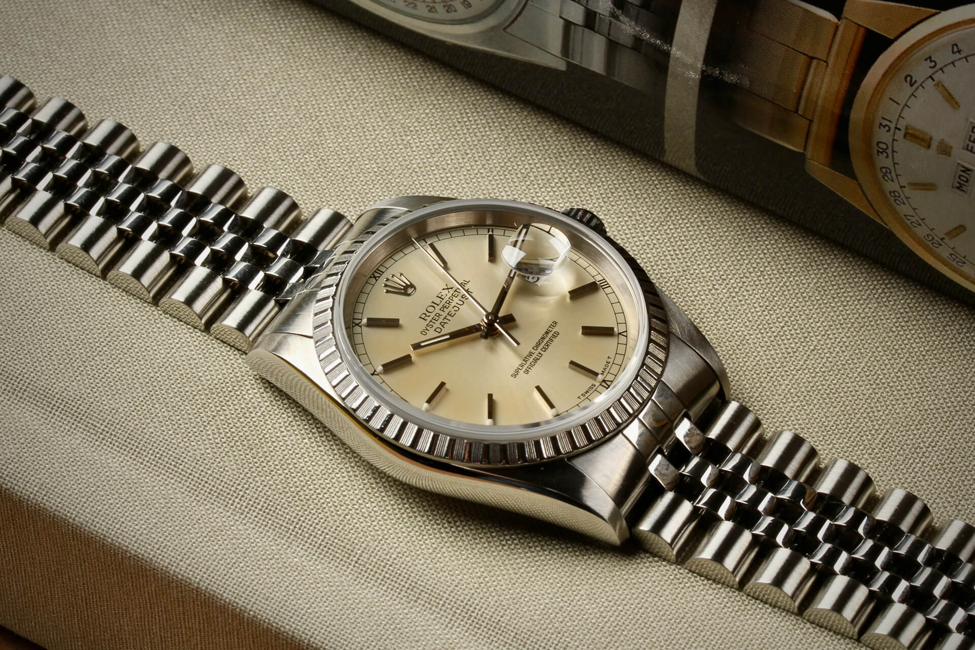 Rolex Datejust 16220 'Lemon Dial'