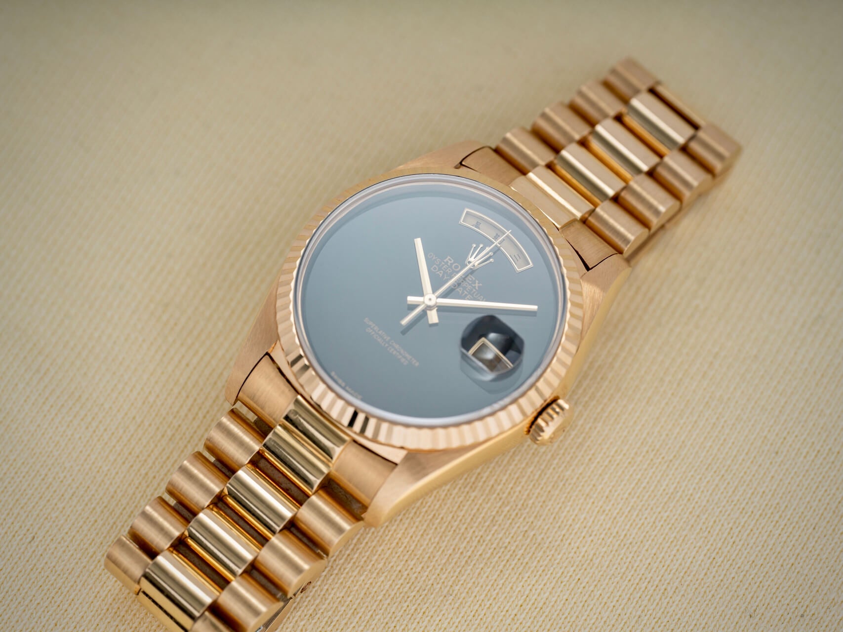 Rolex Day-Date 18038 'Onyx'