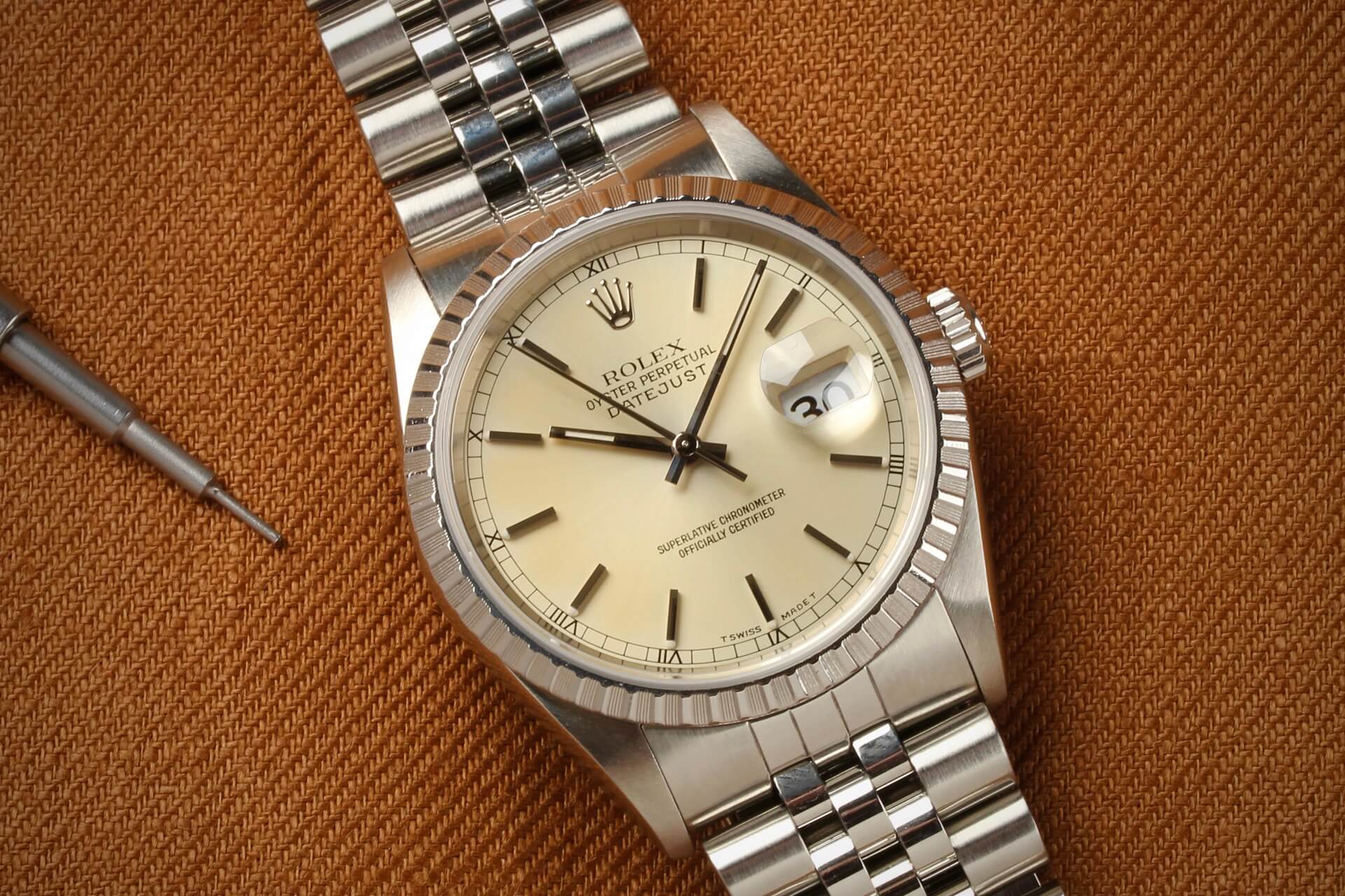 Rolex Datejust 16220 'Lemon Dial'