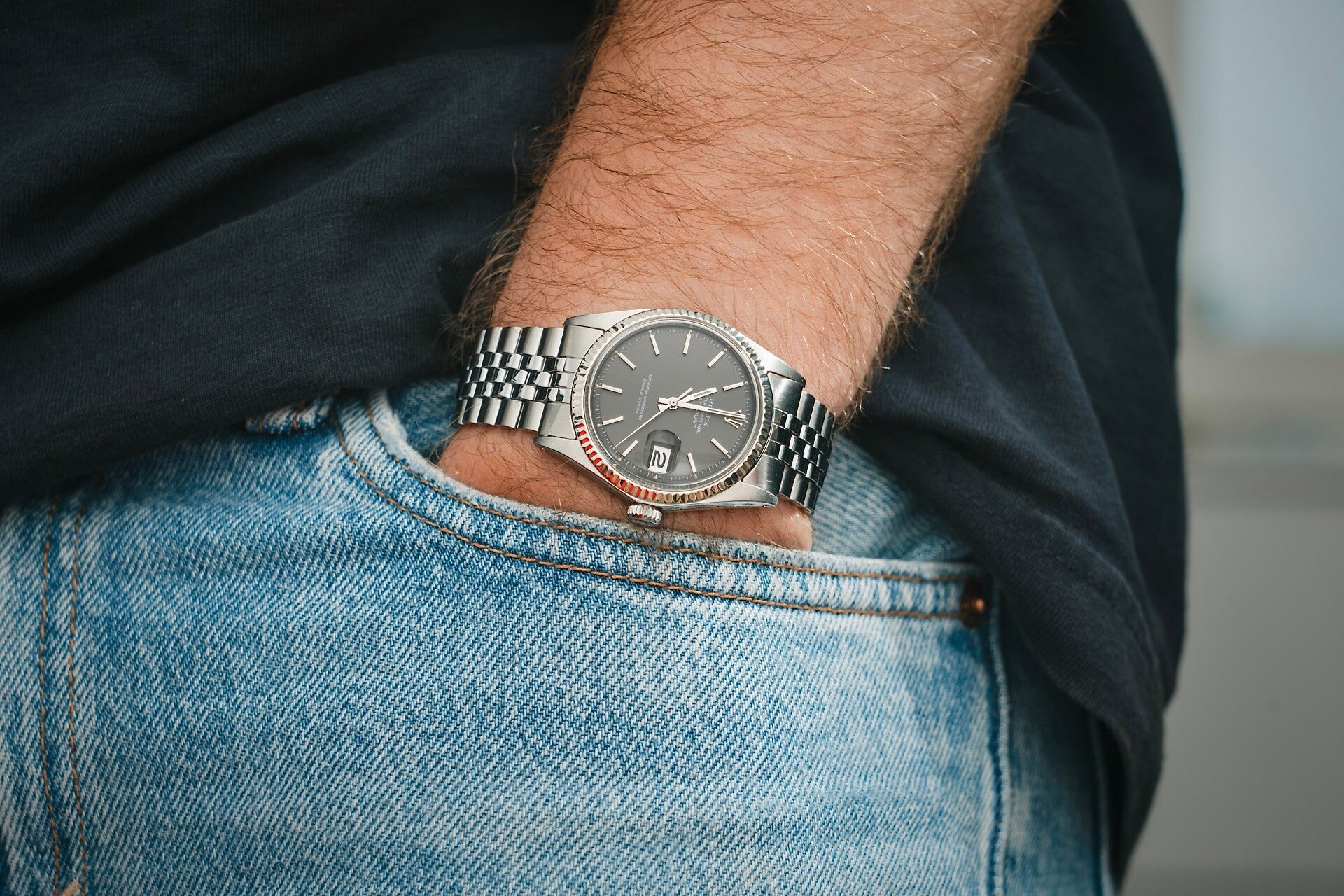 Rolex Datejust 1601 'Charcoal Dial'
