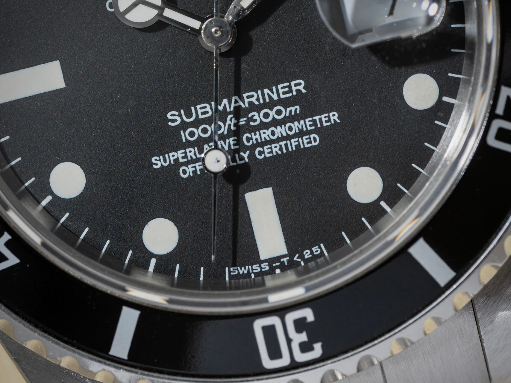 Rolex Submariner Date 168000 Matte Dial B&P