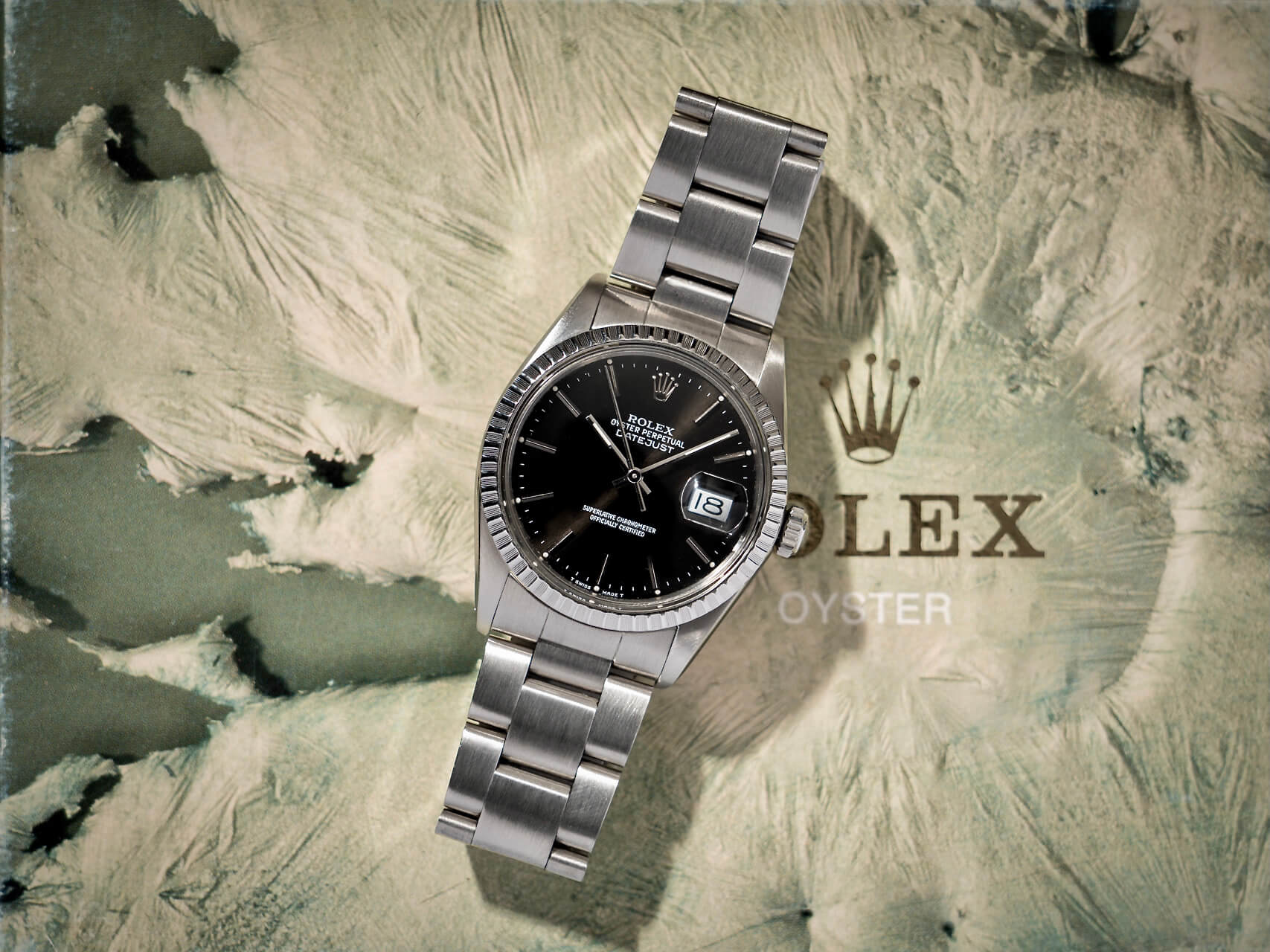 Rolex Datejust 16030 'Smokey Black' B&P
