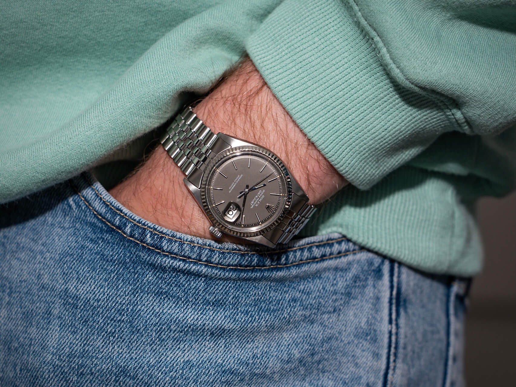 Rolex Datejust 1601 ‘Charcoal Dial'