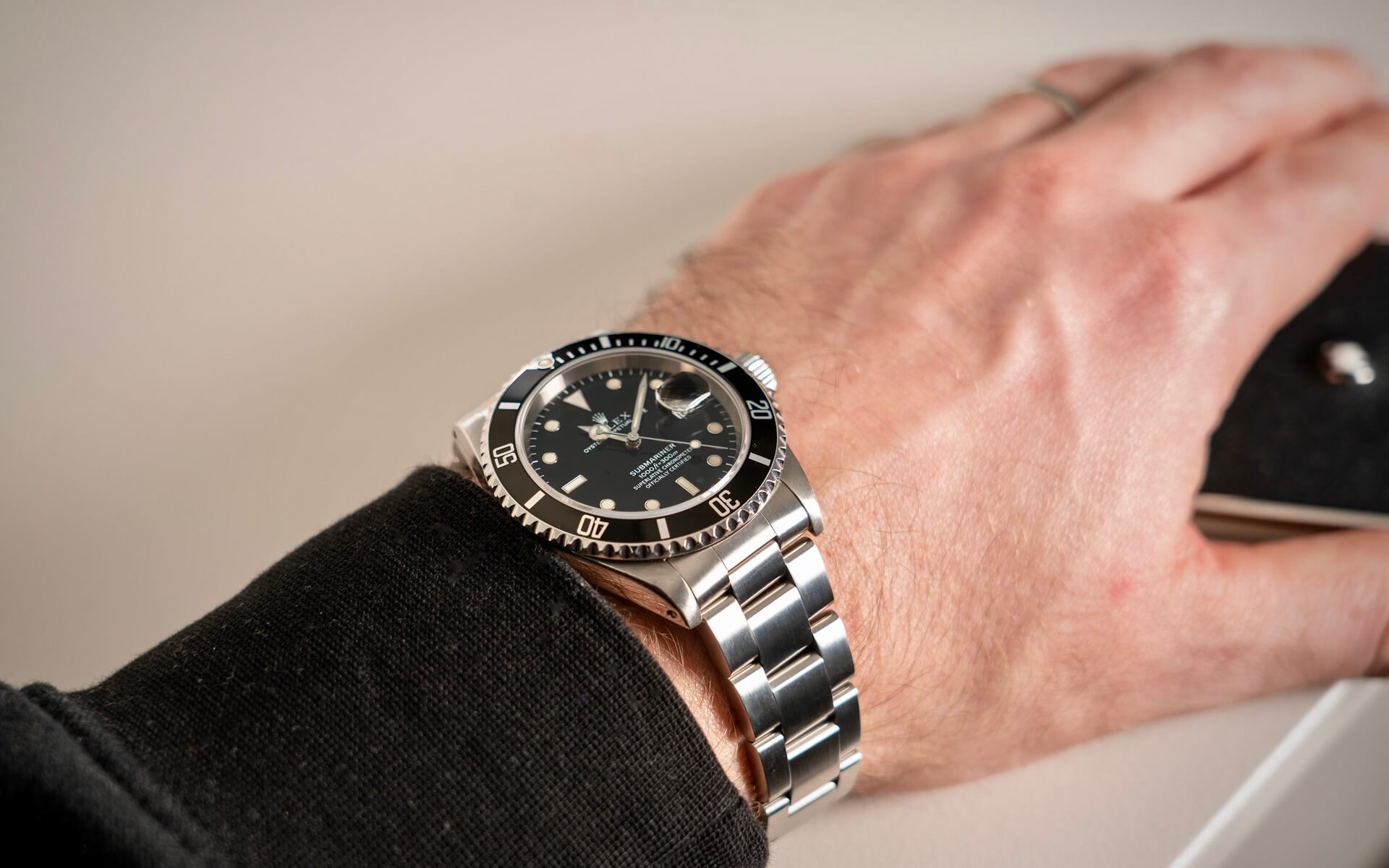 ROLEX SUBMARINER 16610 B&P