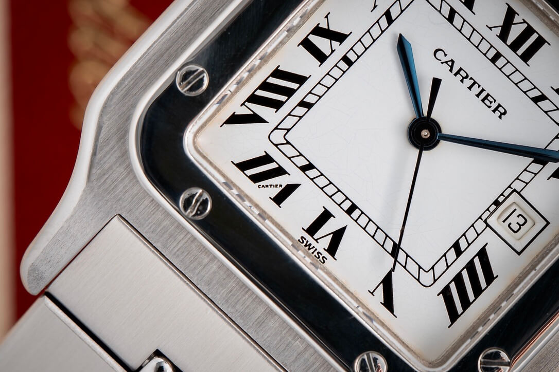 Cartier Santos Carée 2960 ‘Godron’