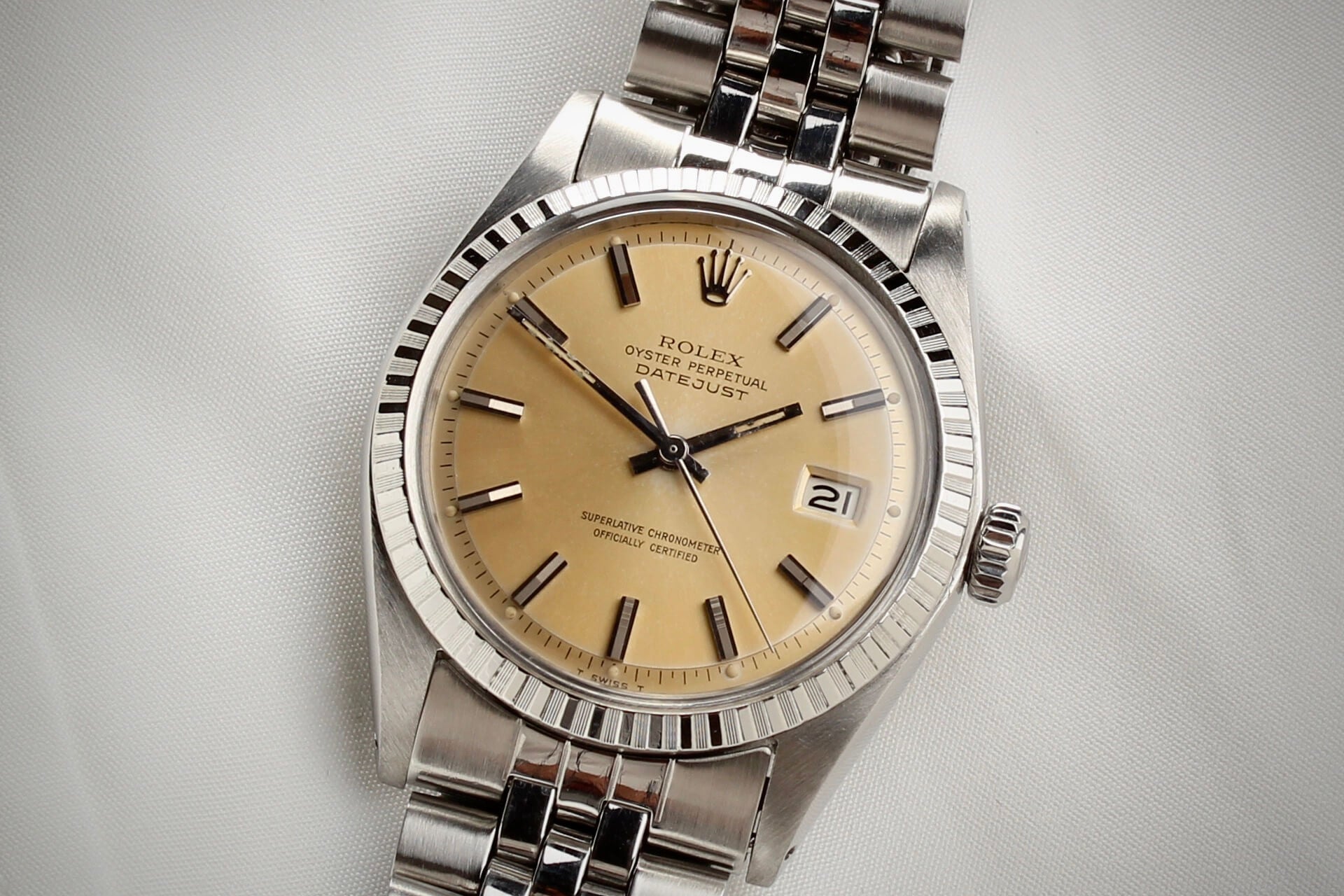 Rolex Datejust 1603 'Honey Caramel' Tropical Dial