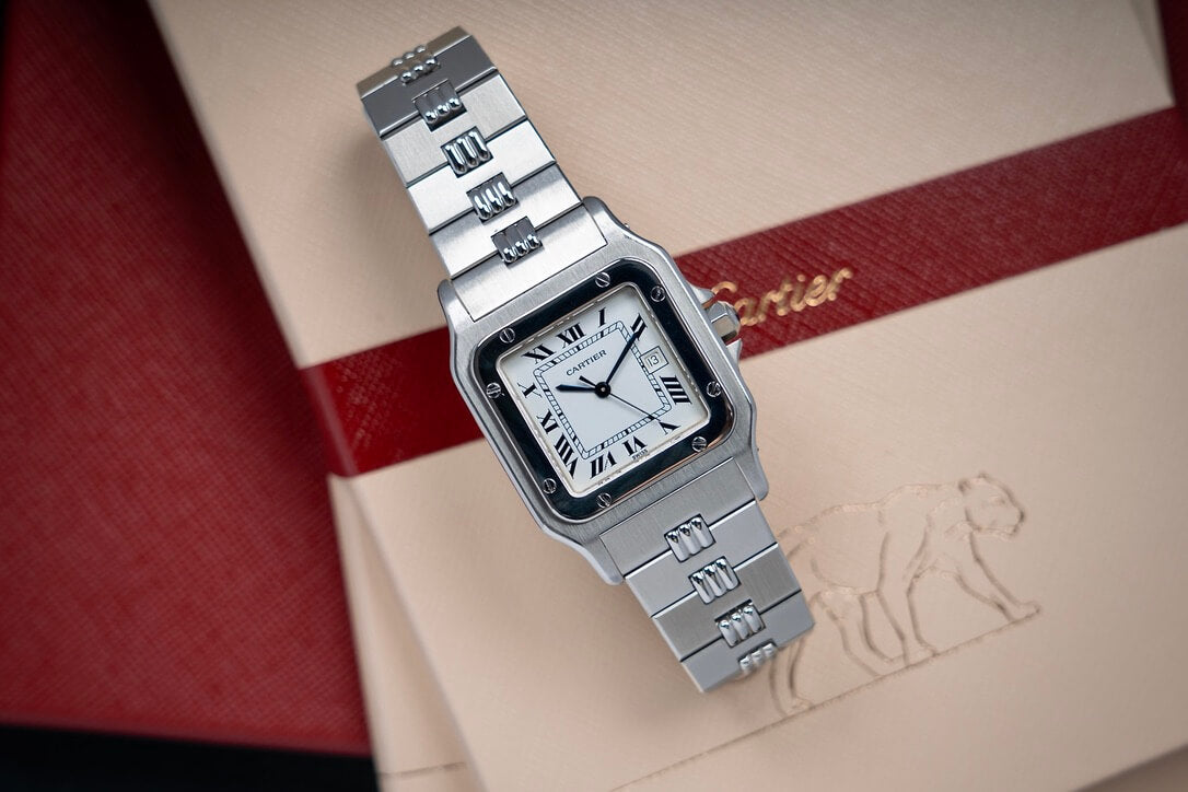 Cartier Santos Carée 2960 ‘Godron’