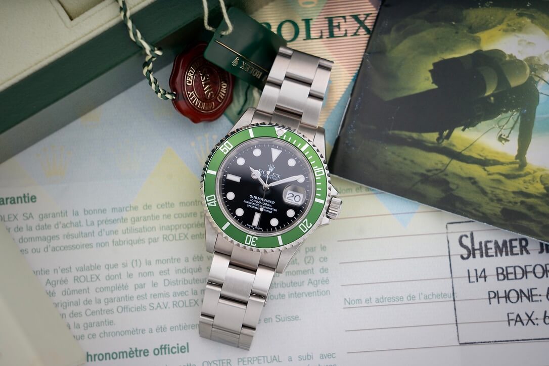 Rolex Submariner Date 16610LV MK2 'Kermit' NOS