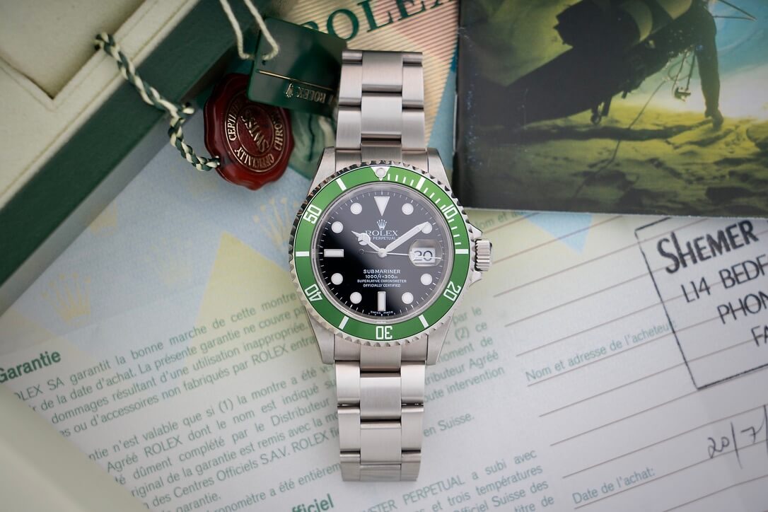 Rolex Submariner Date 16610LV MK2 'Kermit' NOS