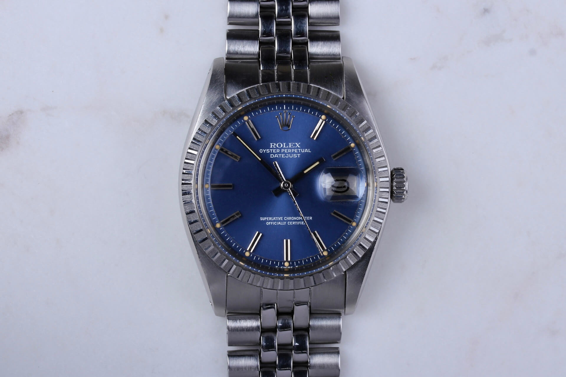 Rolex Datejust 1603 'Matte Blue'