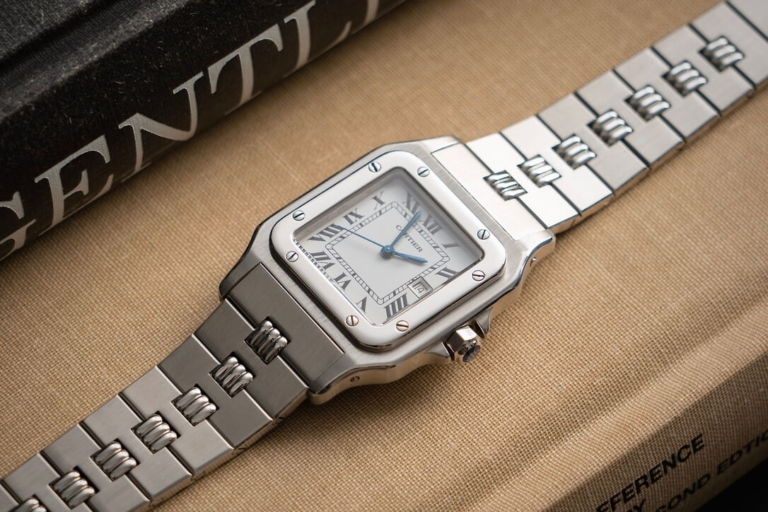 Cartier Santos Carée 2960 ‘Godron’