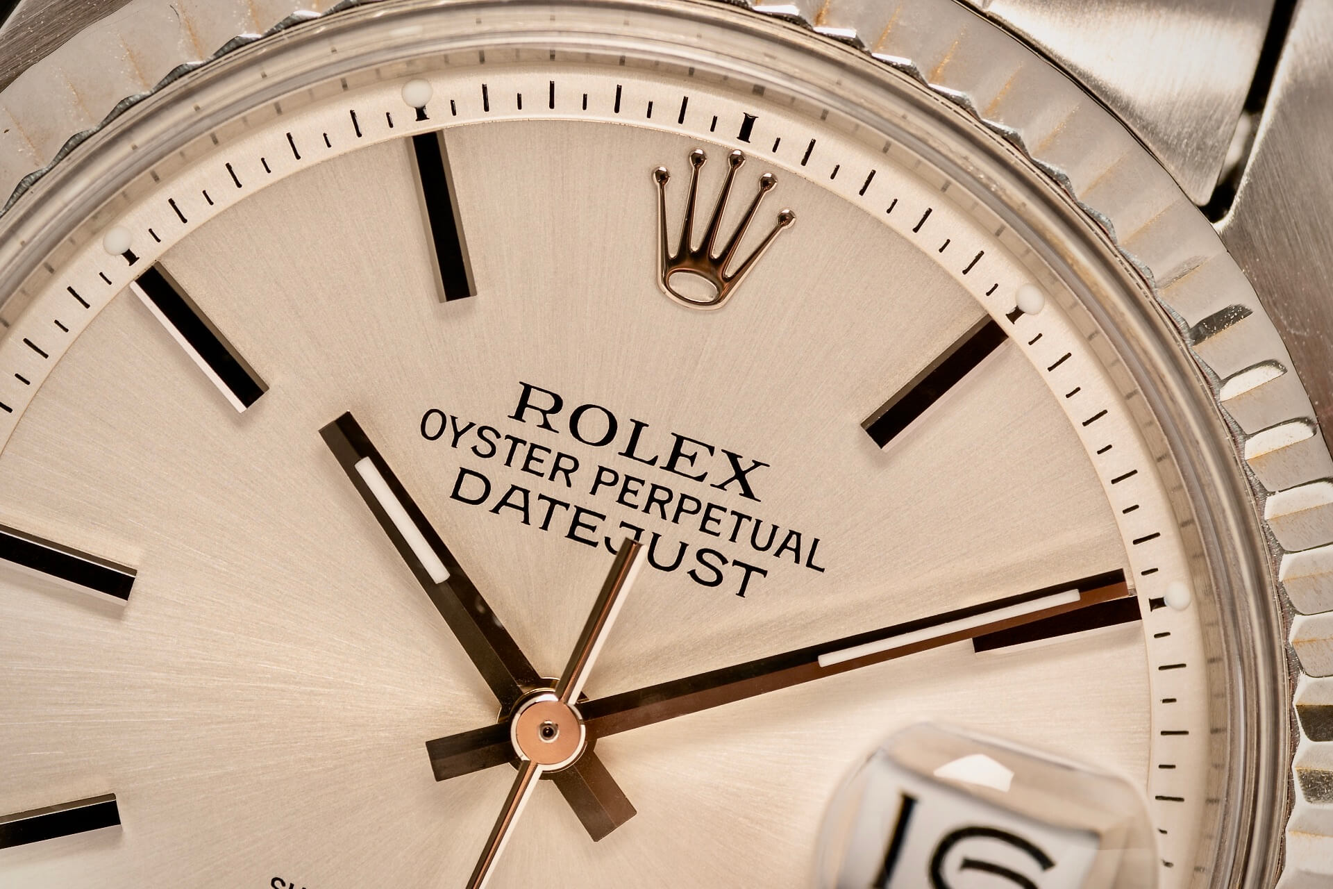 Rolex Datejust 1601 Black Lacquered Indices