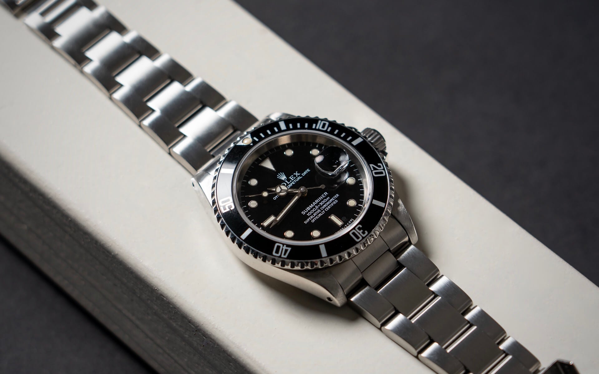 ROLEX SUBMARINER 16610 B&P