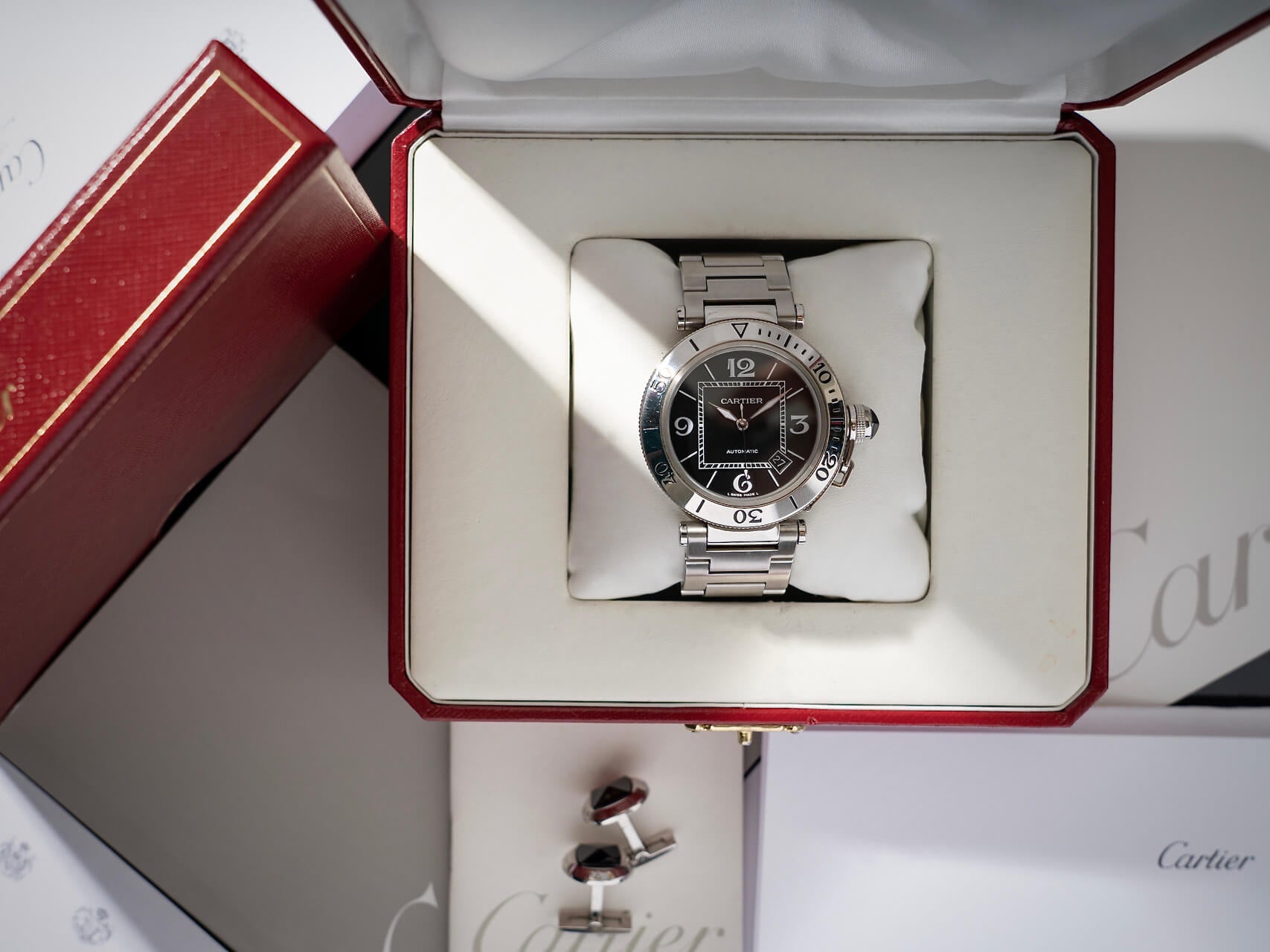 Cartier Pasha Seatimer W31077M7