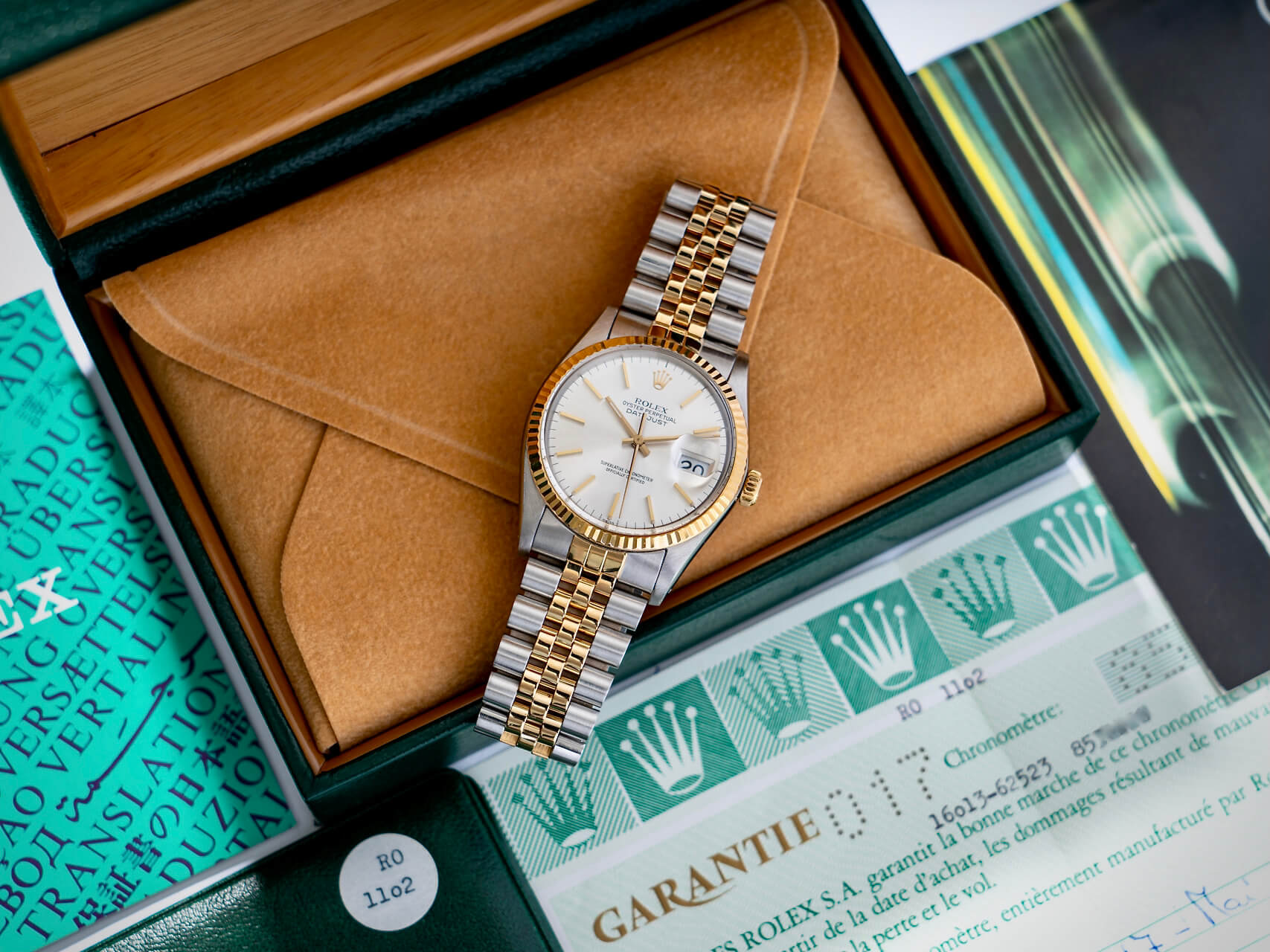 Rolex Datejust 16013 B&P