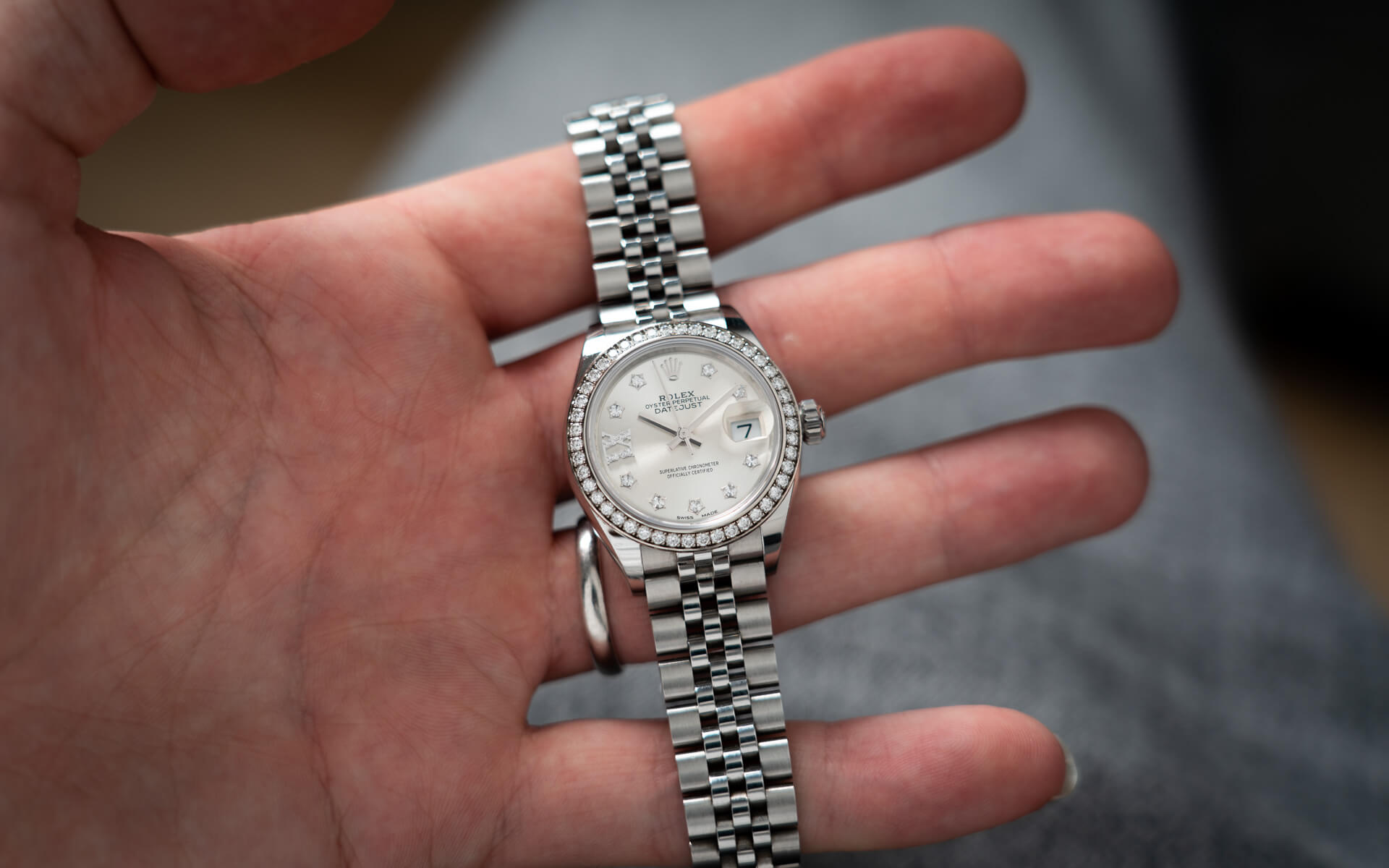 ROLEX  LADY-DATEJUST REF. 279384RBR B&P