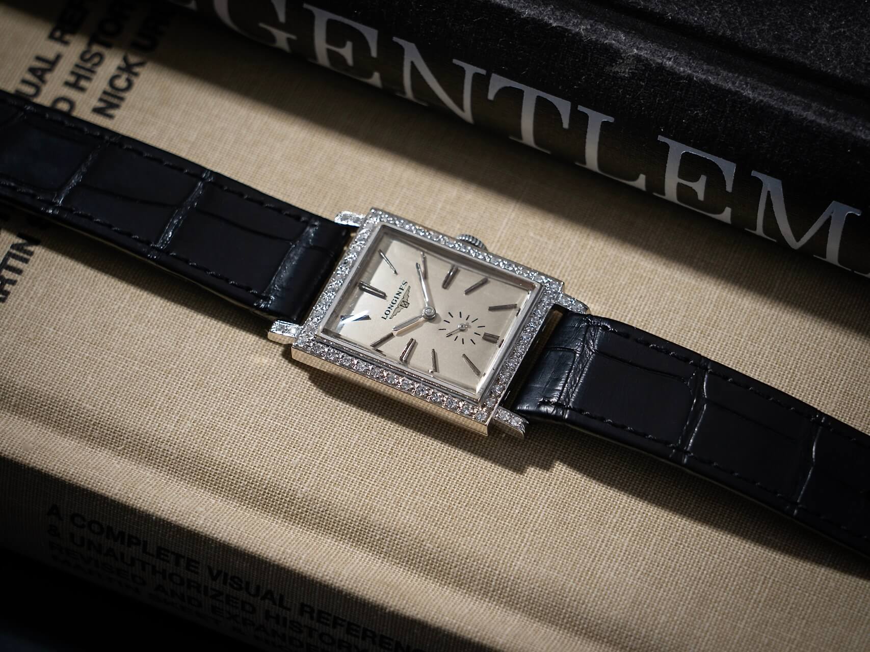 Longines Signet Diamond-Set Case 18k White Gold