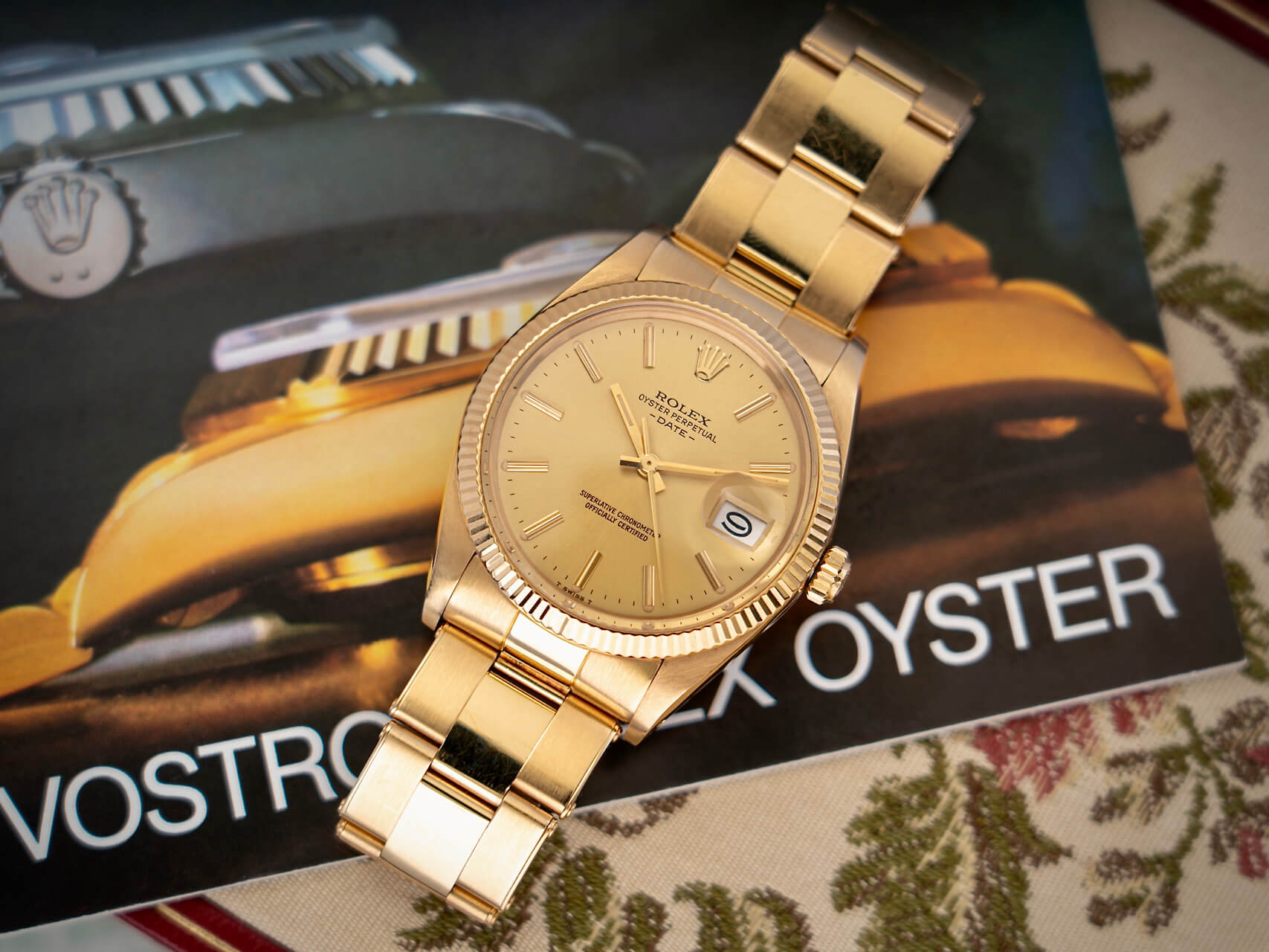 Rolex Date Reference 15238 B&P